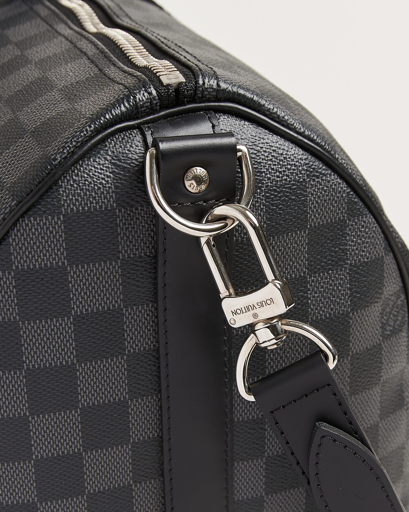 Homme | Pre-Owned & Vintage Bags | Louis Vuitton Pre-Owned | Keepall 45 Bandouliére Damier graphite