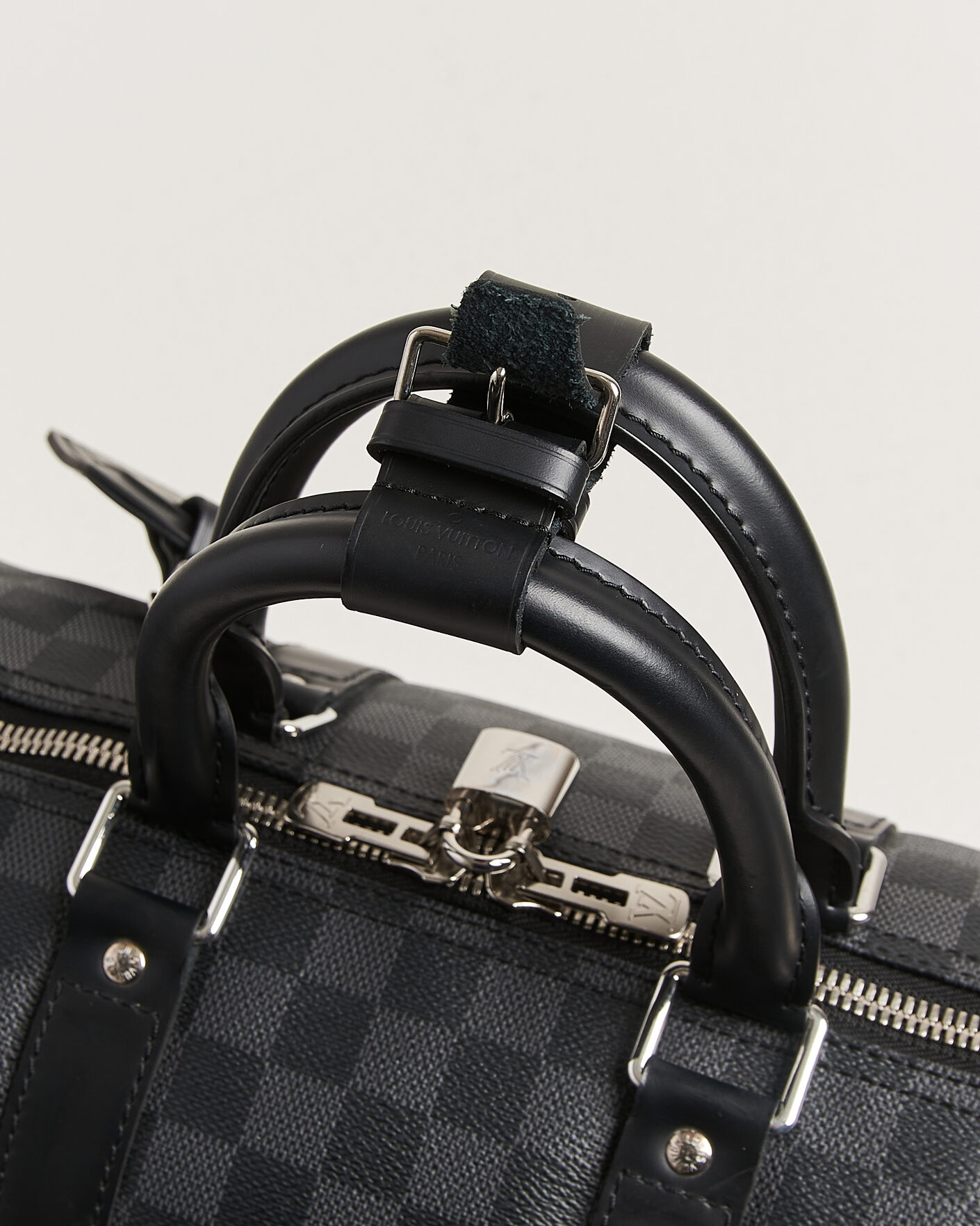 Homme | Pre-Owned & Vintage Bags | Louis Vuitton Pre-Owned | Keepall 45 Bandouliére Damier graphite