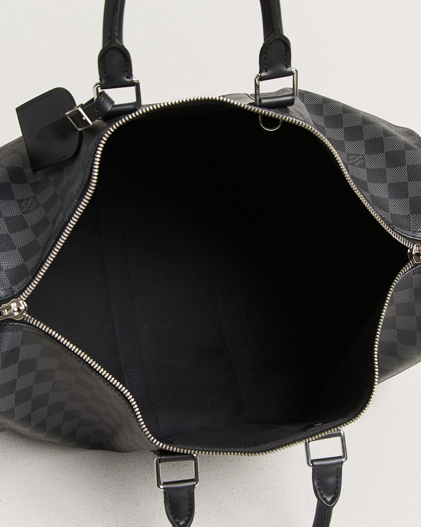 Homme | Pre-Owned & Vintage Bags | Louis Vuitton Pre-Owned | Keepall 45 Bandouliére Damier graphite