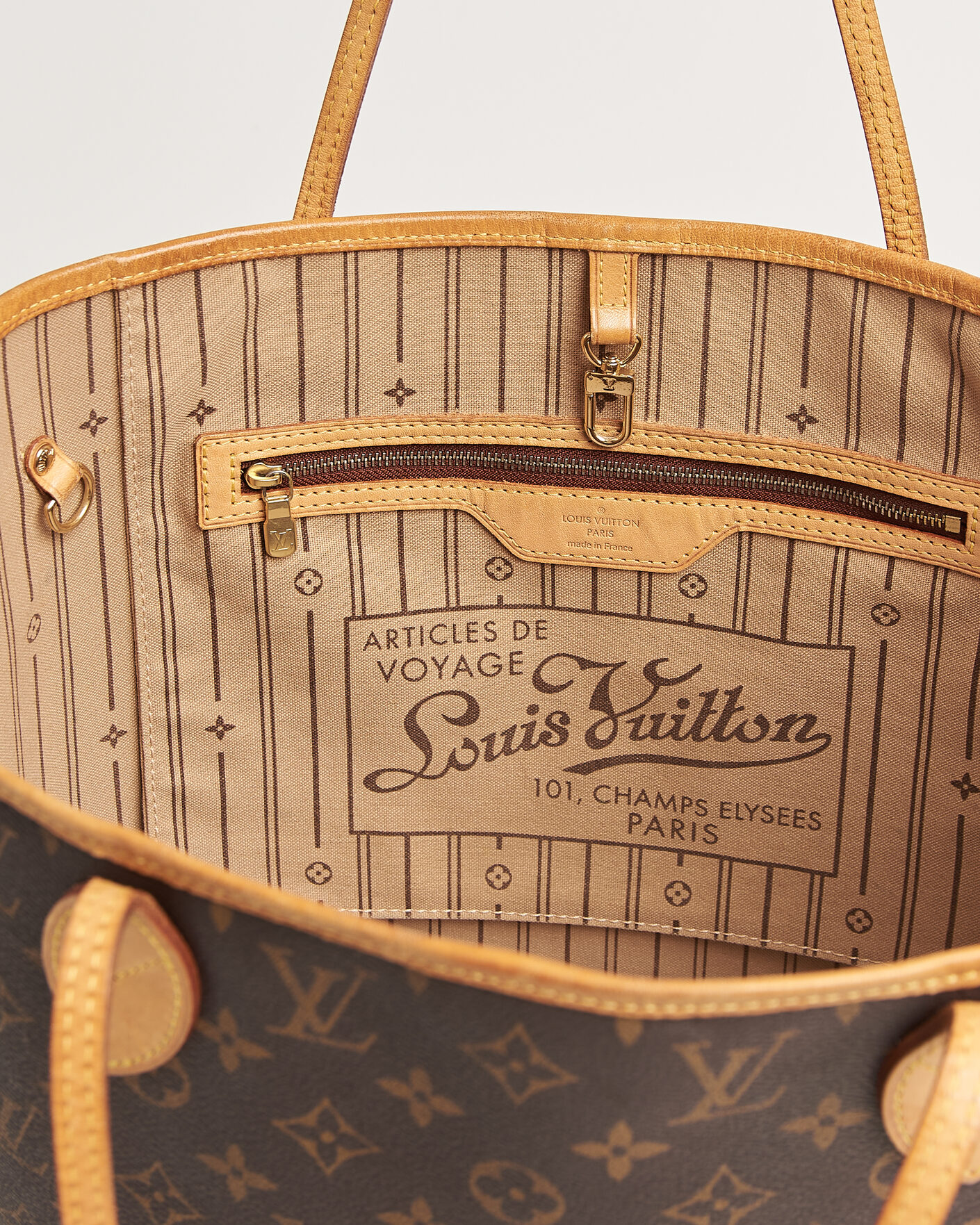 Homme | Pre-Owned & Vintage Bags | Louis Vuitton Pre-Owned | Neverfull MM Monogram