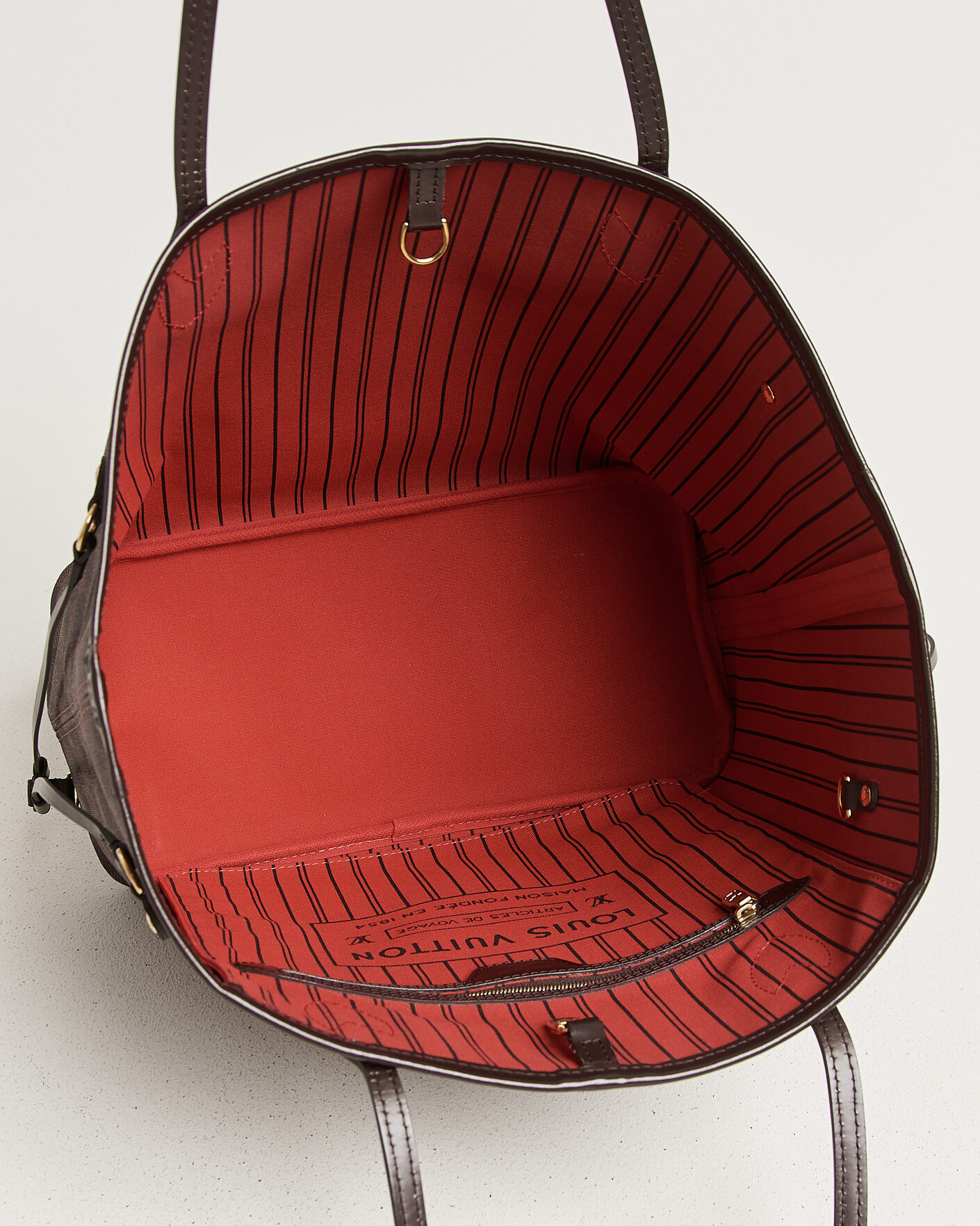 Homme | Pre-Owned & Vintage Bags | Louis Vuitton Pre-Owned | Neverfull MM Damier Ebene