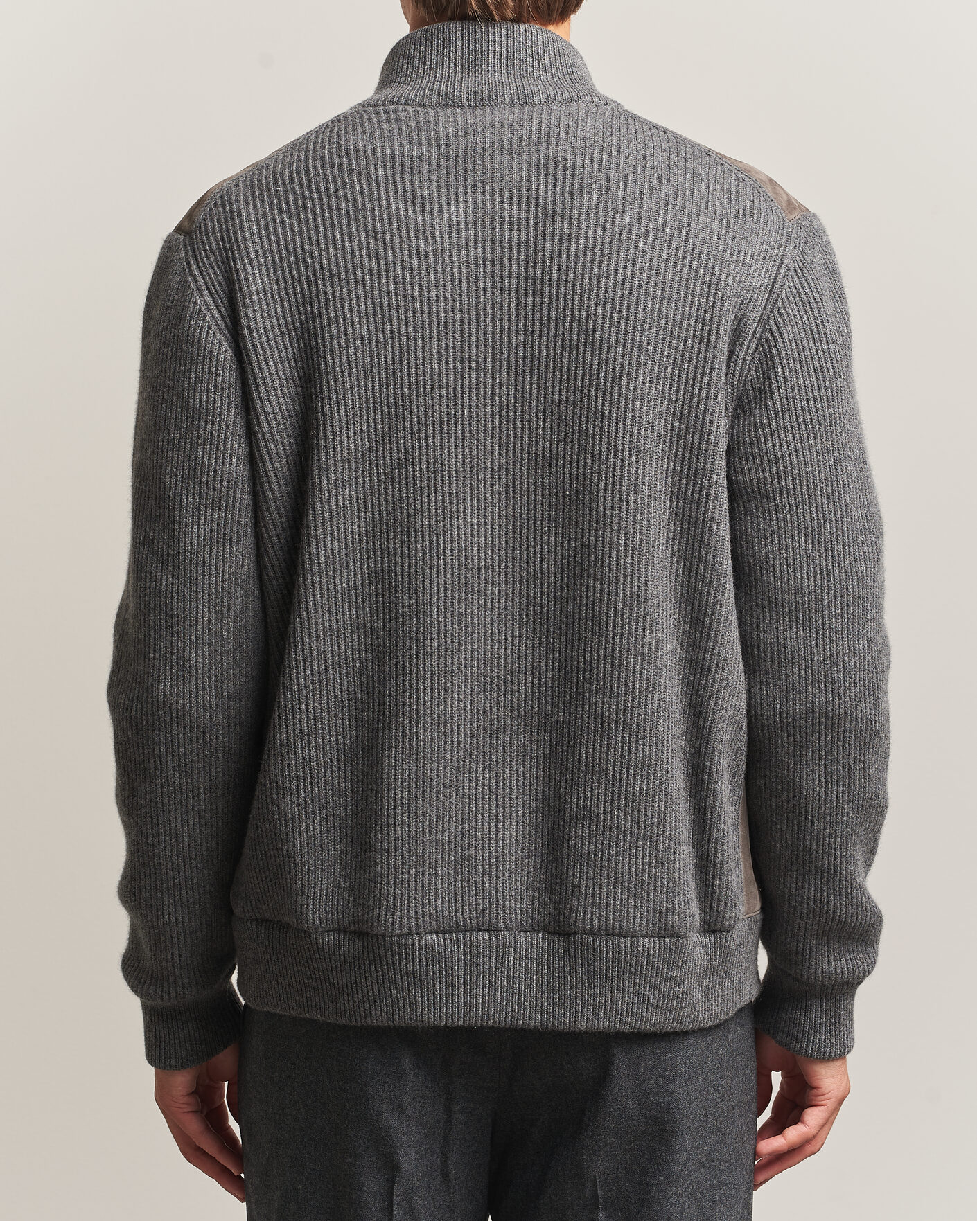 Homme | Manteaux Et Vestes | Brunello Cucinelli | Cashmere/Suede Down Jacket Grey Melange