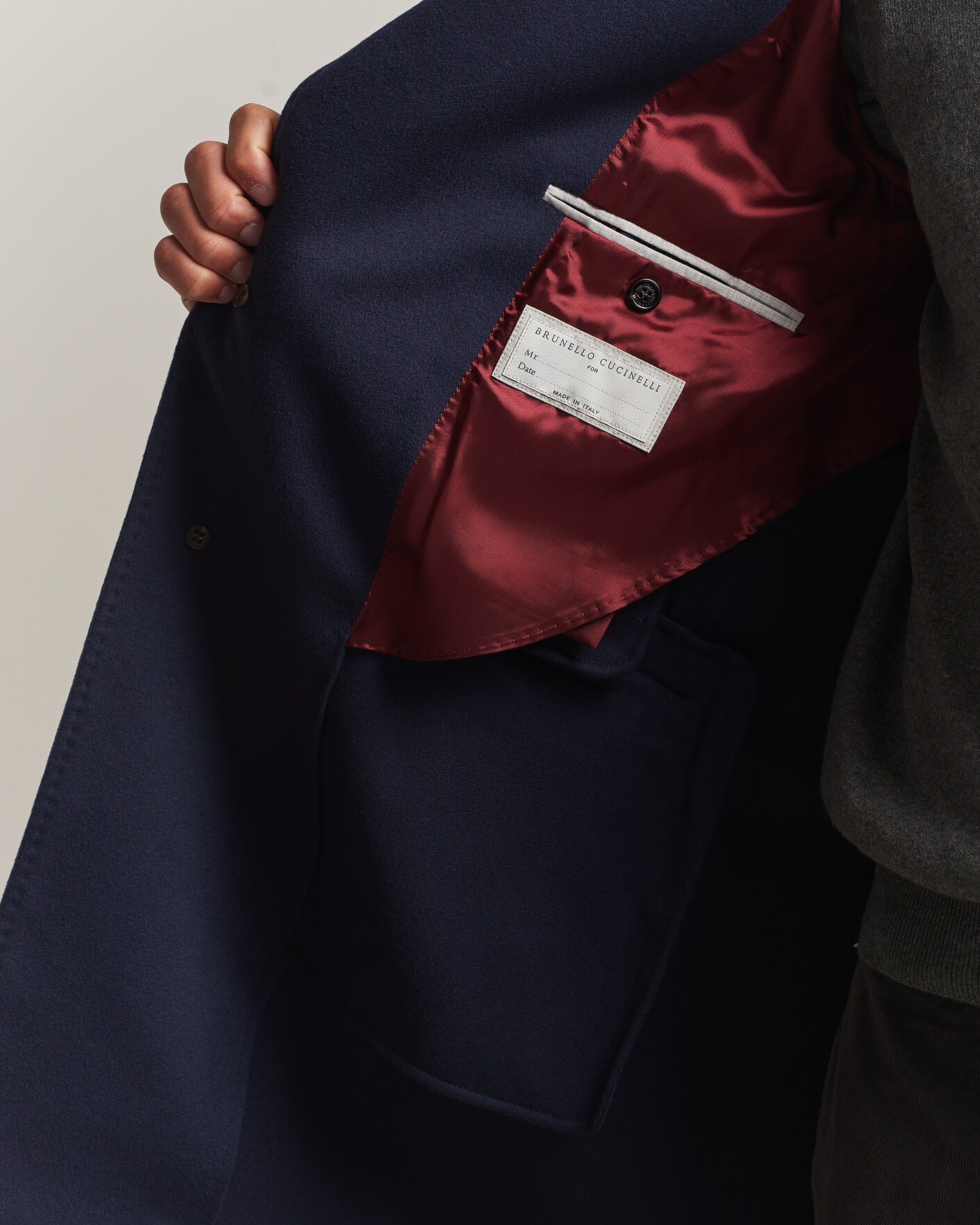 Homme | Manteaux Et Vestes | Brunello Cucinelli | Soft Wool Coat Navy