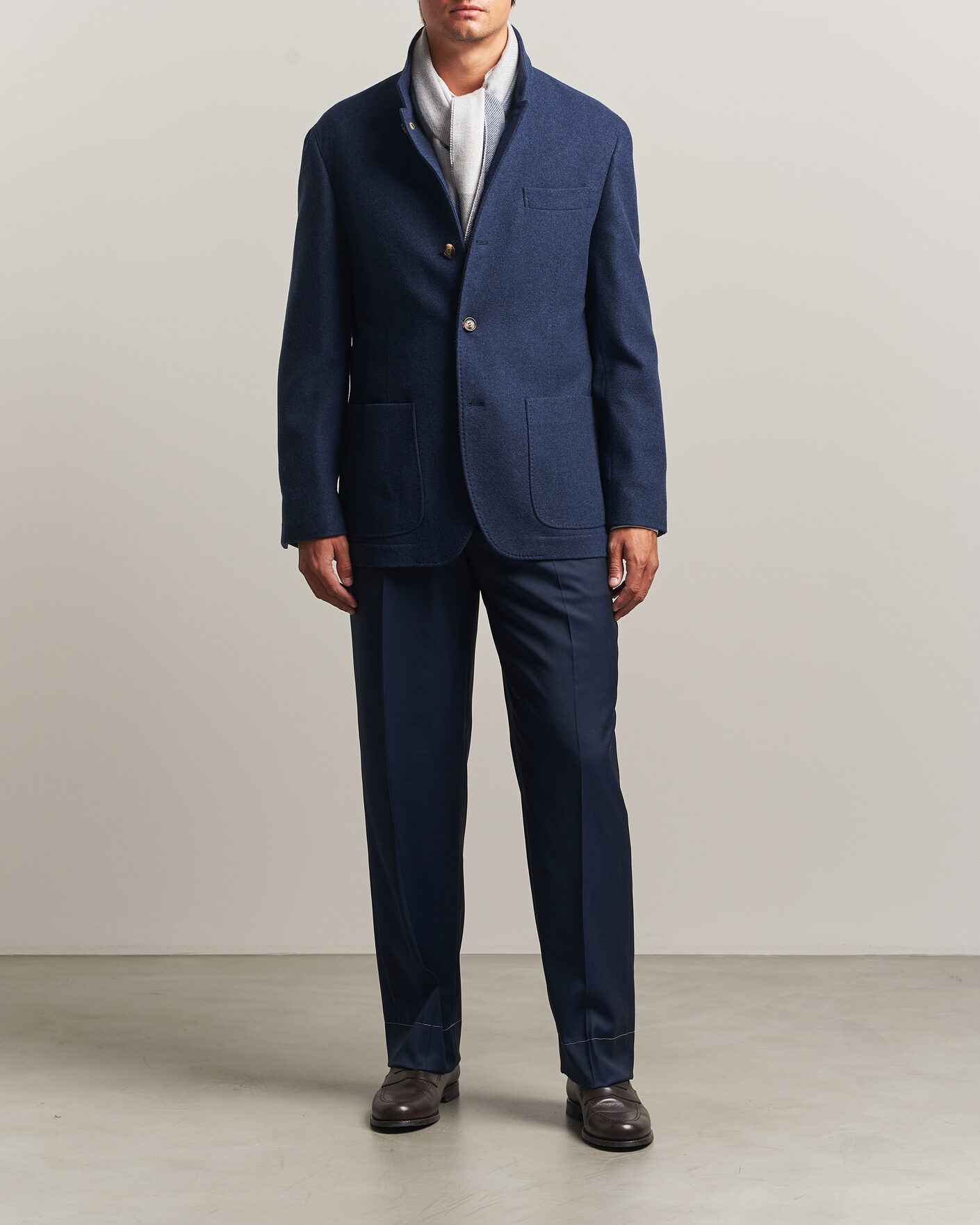Homme | Manteaux Et Vestes | Brunello Cucinelli | Cashmere City Jacket Navy