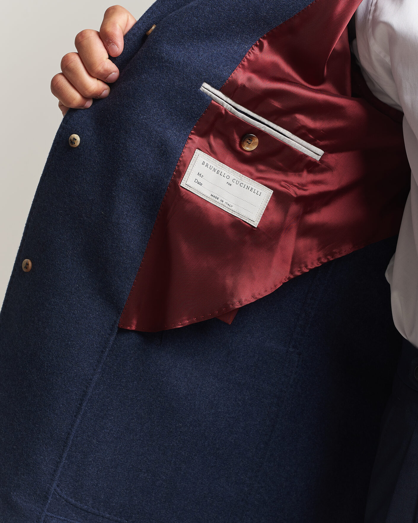 Homme | Manteaux Et Vestes | Brunello Cucinelli | Cashmere City Jacket Navy