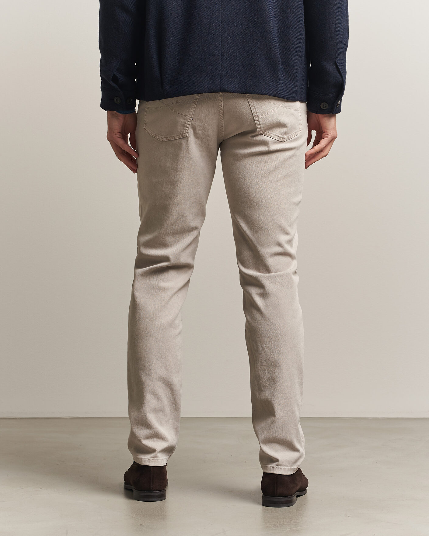 Homme | Pantalons | Brunello Cucinelli | Slim Fit Bull Denim Pants Beige