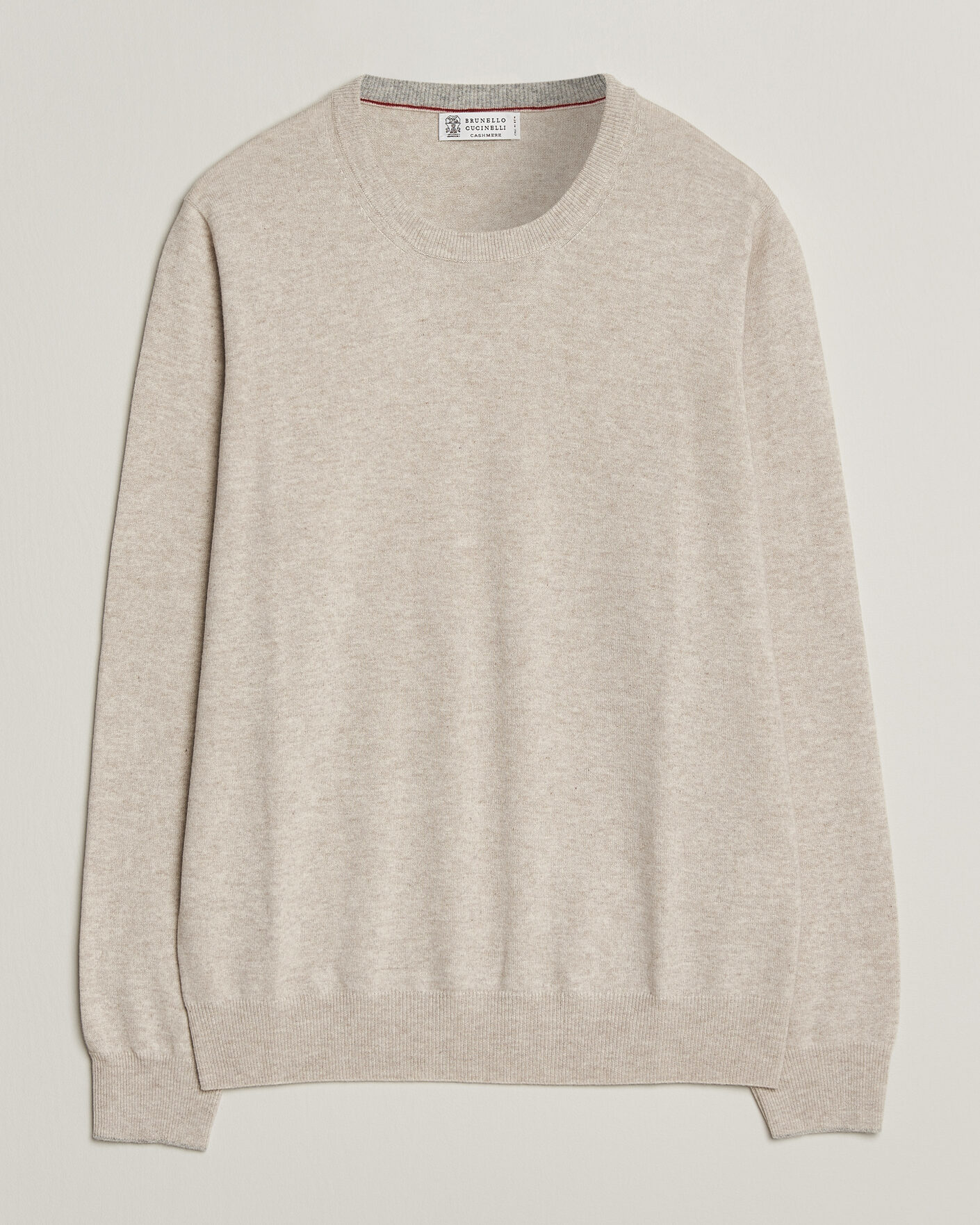 Homme | Pulls Et Tricots | Brunello Cucinelli | 2 Ply Cashmere Pullover Oyster
