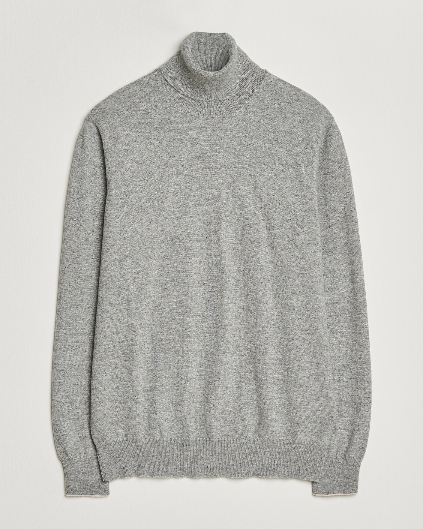 Homme | Pulls Et Tricots | Brunello Cucinelli | 2 Ply Cashmere Rollneck Grey Melange