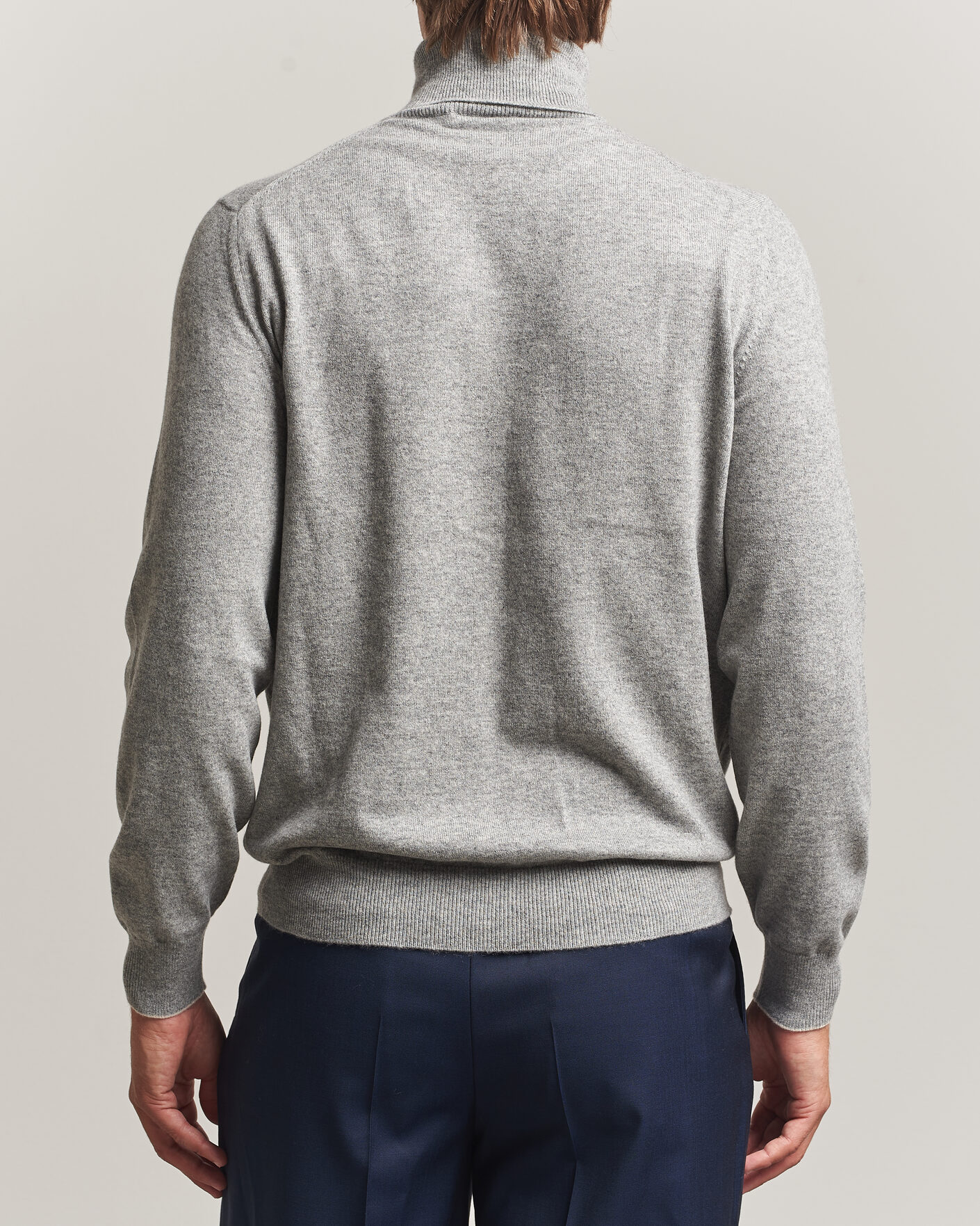 Homme | Pulls Et Tricots | Brunello Cucinelli | 2 Ply Cashmere Rollneck Grey Melange