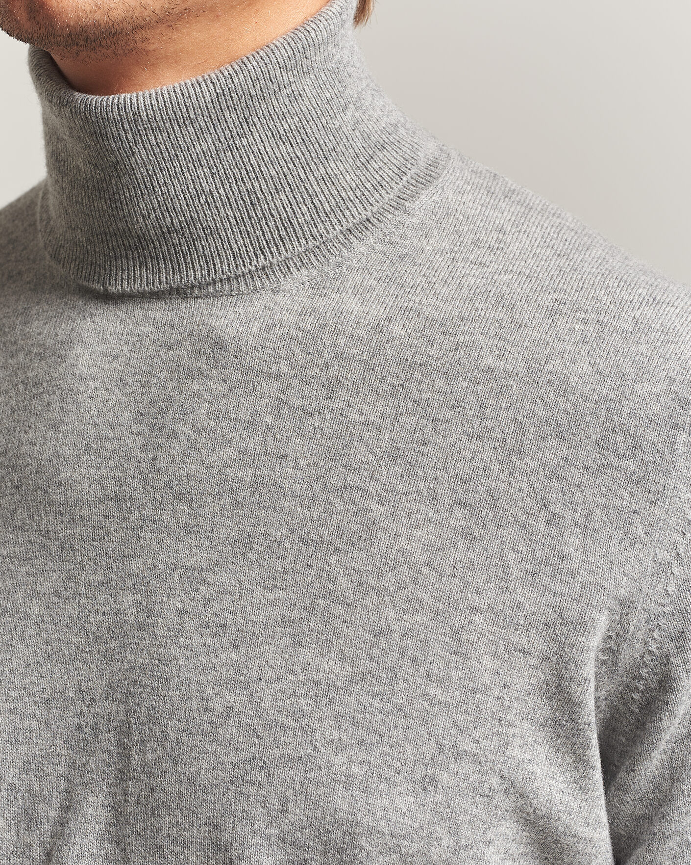 Homme | Pulls Et Tricots | Brunello Cucinelli | 2 Ply Cashmere Rollneck Grey Melange