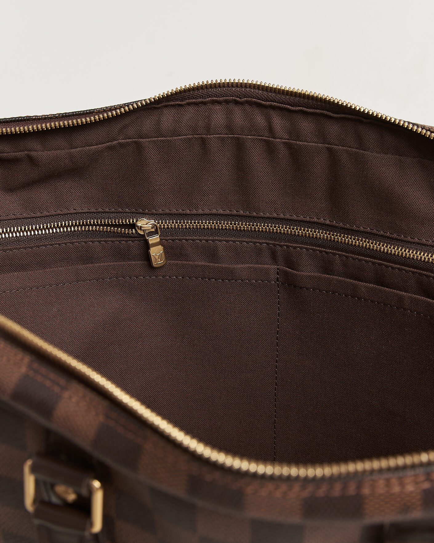 Homme | Pre-Owned & Vintage Bags | Louis Vuitton Pre-Owned | Porte Documents Voyage Damier Ebene