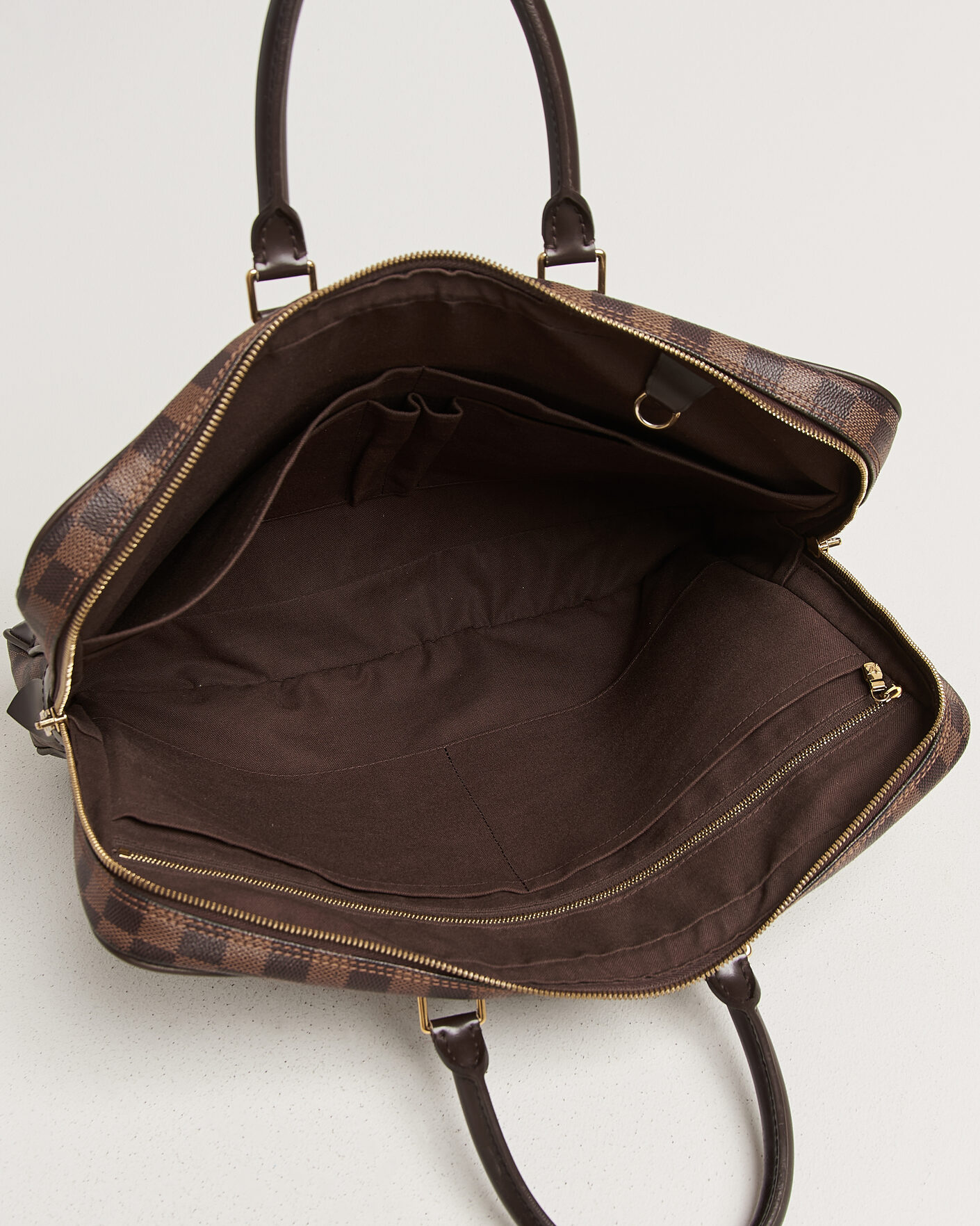 Homme | Pre-Owned & Vintage Bags | Louis Vuitton Pre-Owned | Porte Documents Voyage Damier Ebene