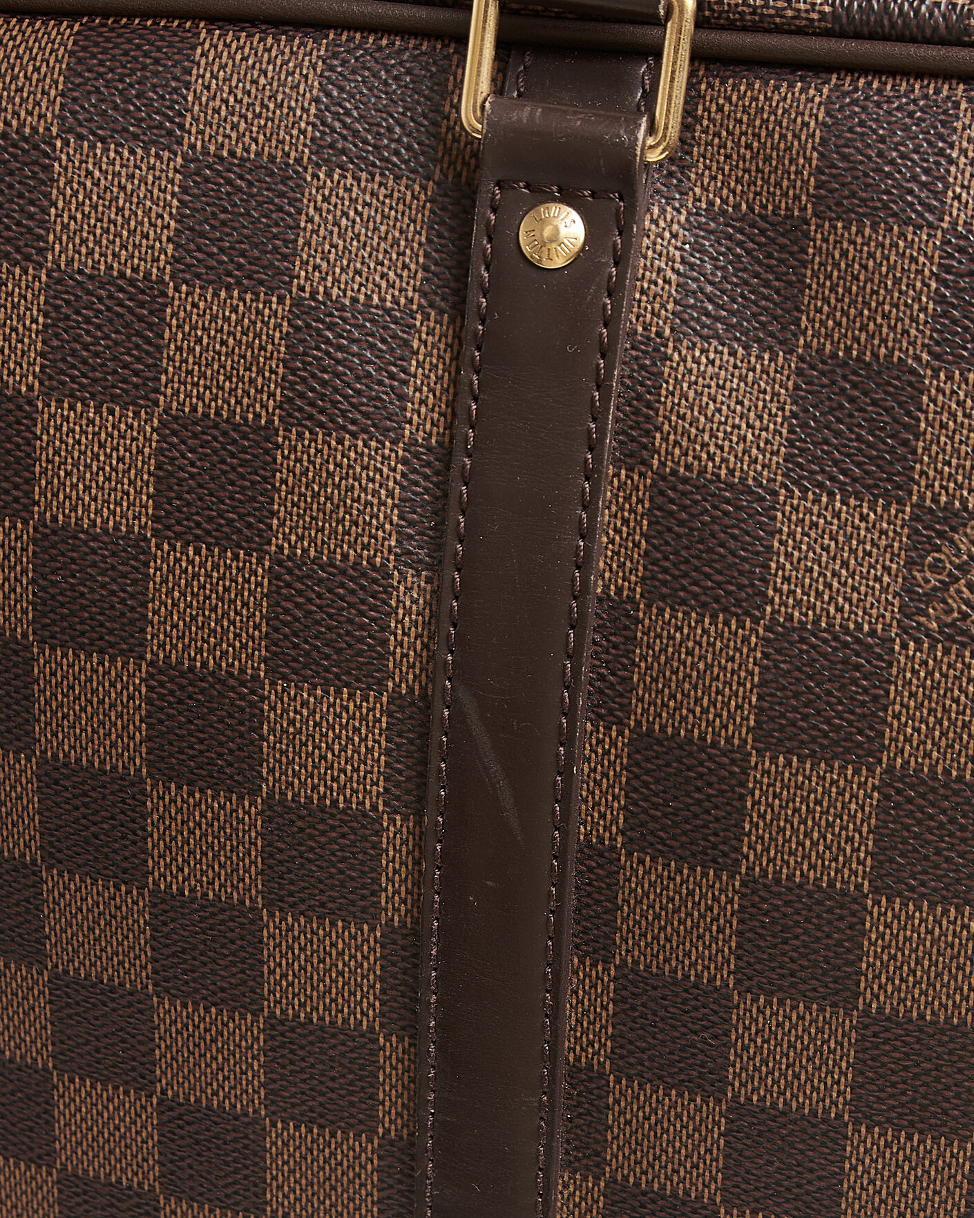 Homme | Pre-Owned & Vintage Bags | Louis Vuitton Pre-Owned | Porte Documents Voyage Damier Ebene