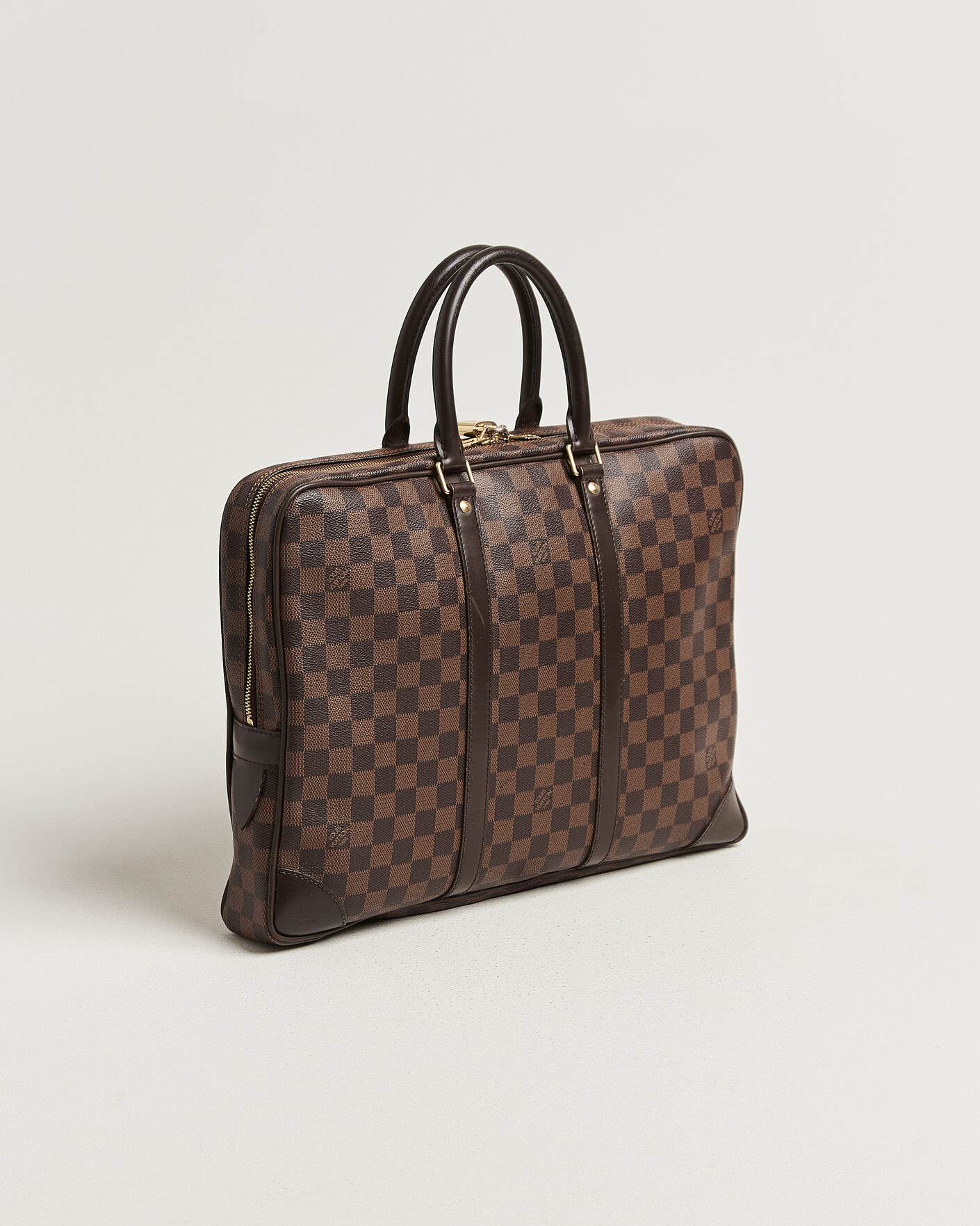 Homme | Pre-Owned & Vintage Bags | Louis Vuitton Pre-Owned | Porte Documents Voyage Damier Ebene