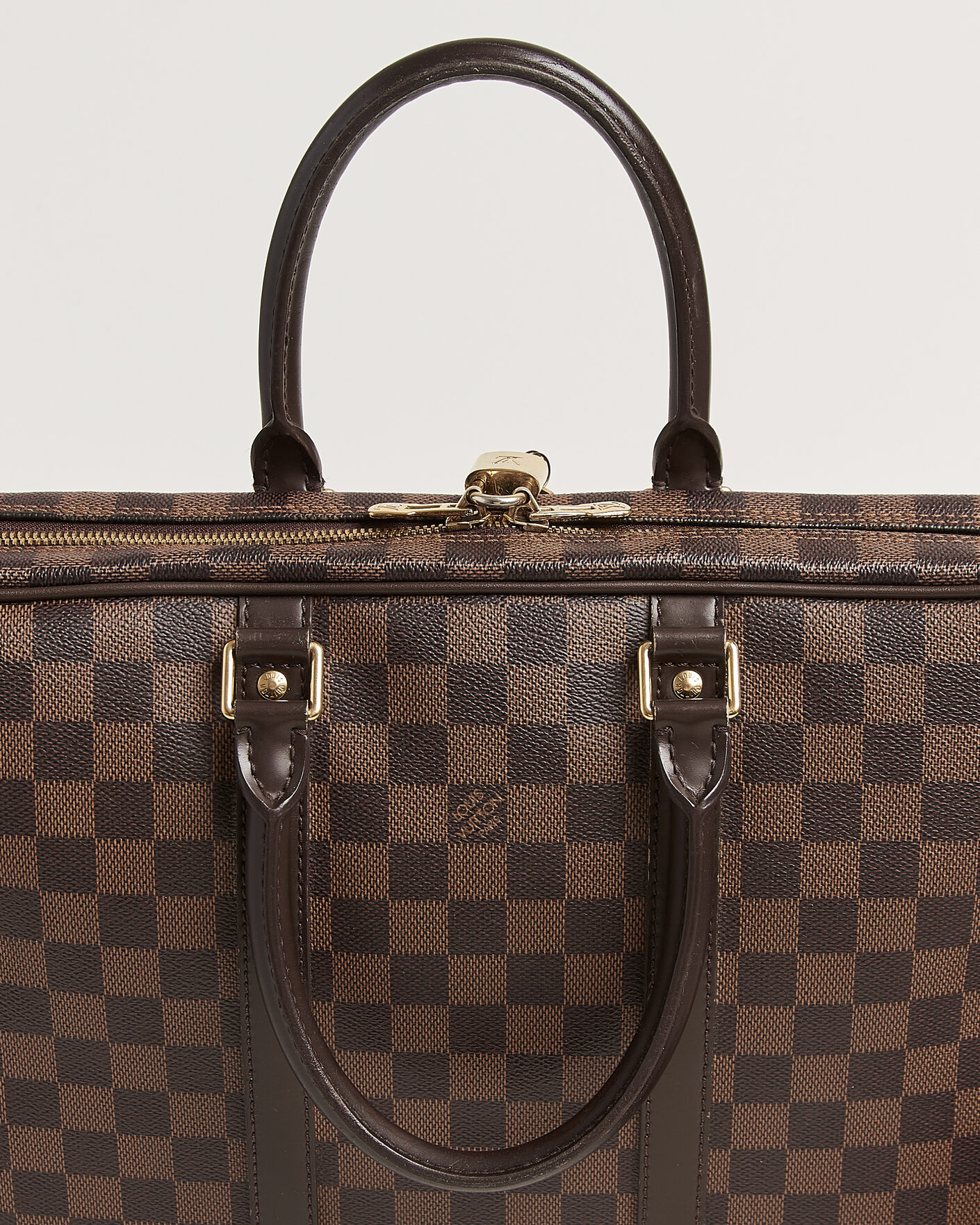 Homme | Pre-Owned & Vintage Bags | Louis Vuitton Pre-Owned | Porte Documents Voyage Damier Ebene
