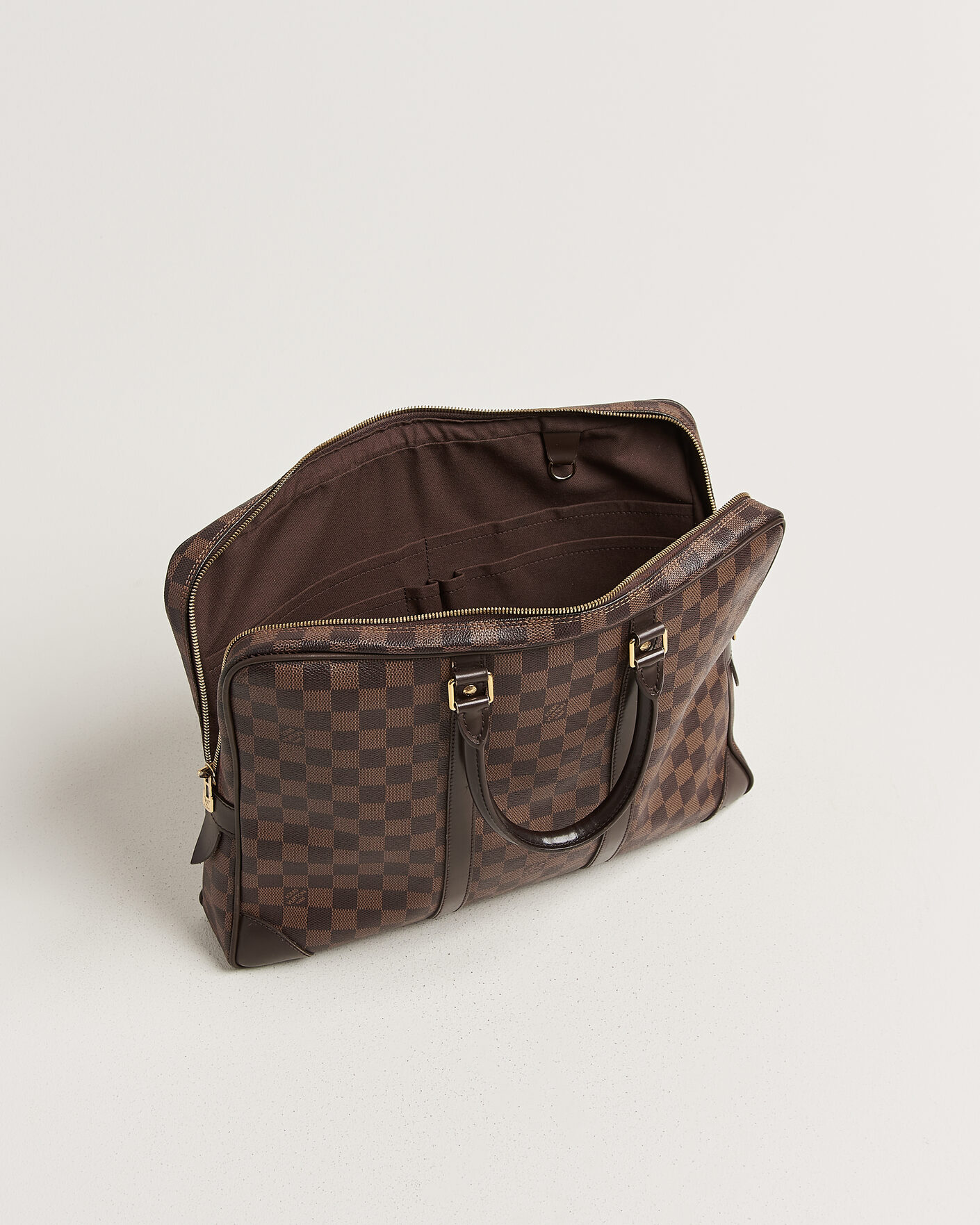 Homme | Pre-Owned & Vintage Bags | Louis Vuitton Pre-Owned | Porte Documents Voyage Damier Ebene
