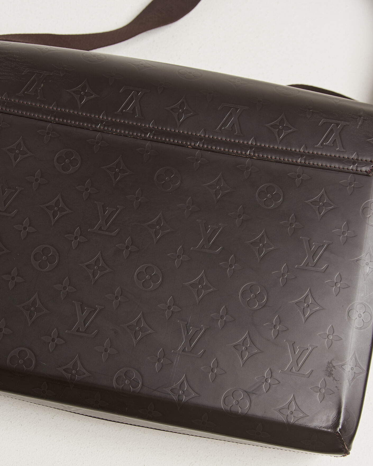Homme | Pre-Owned & Vintage Bags | Louis Vuitton Pre-Owned | Messenger Bag Monogram Glace Bobby Brown