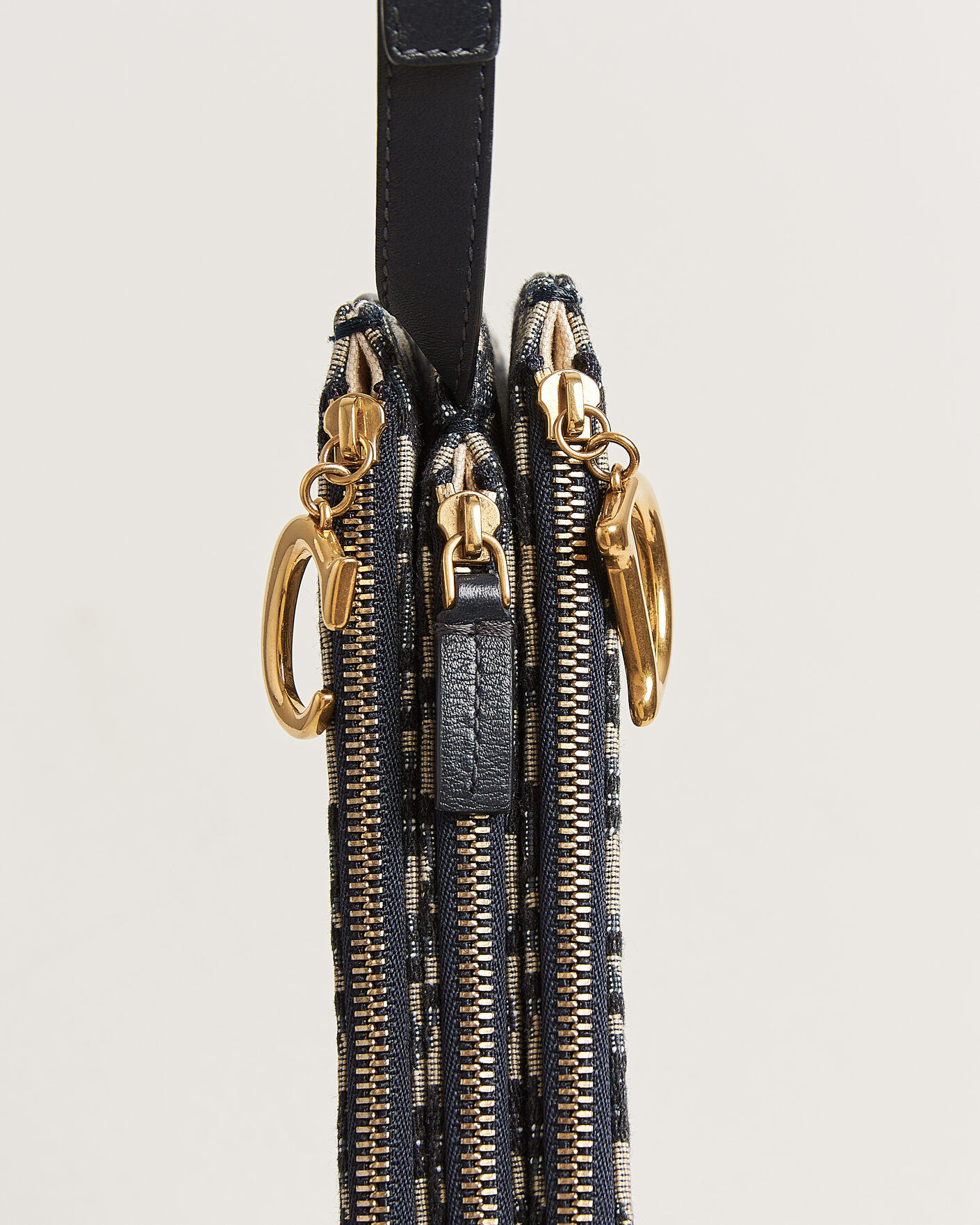 Homme | Pre-Owned & Vintage Bags | Dior Pre-Owned | Saddle Oblique Rodeo Trio Pouch Blue