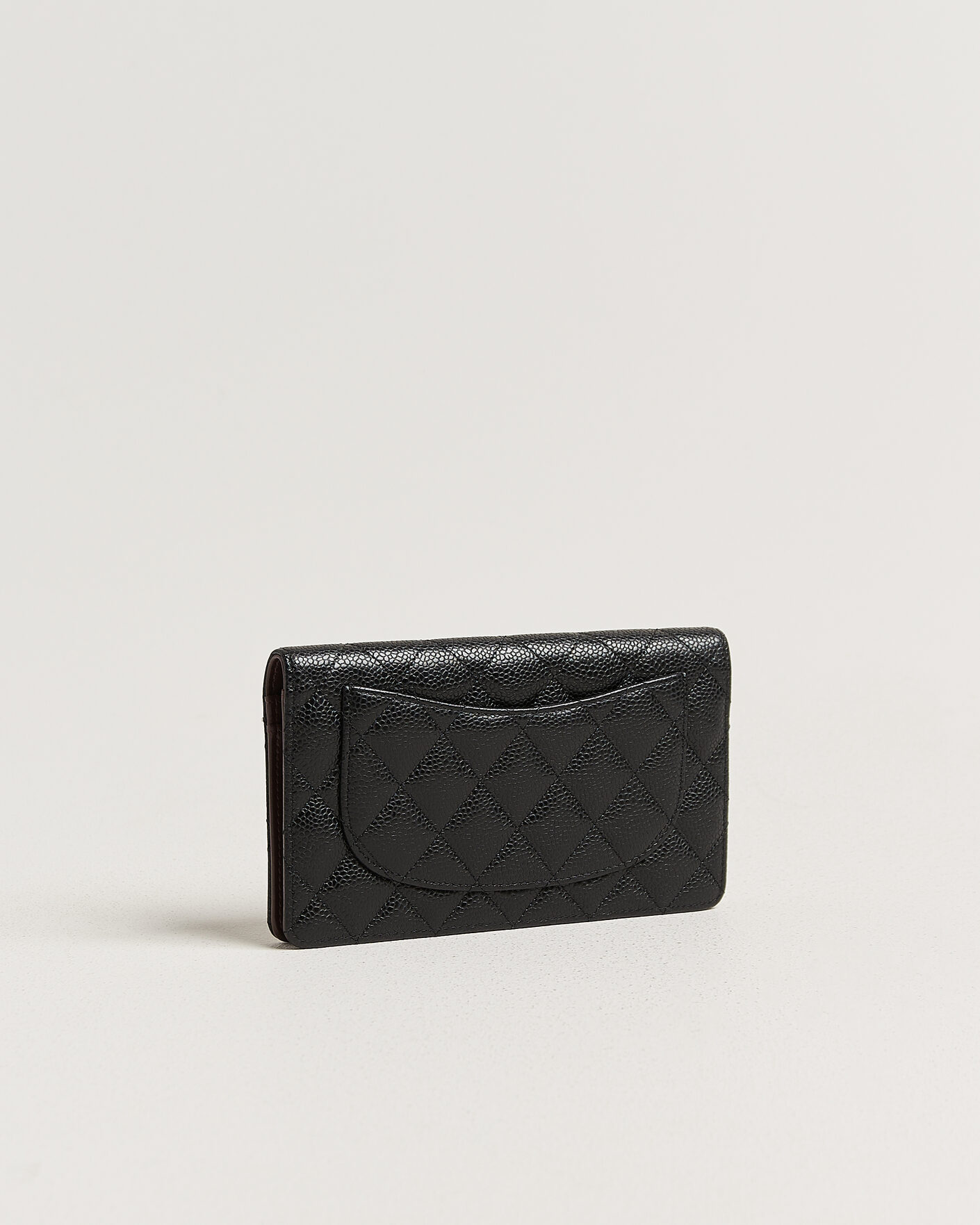 Homme | Pre-Owned & Vintage Bags | Chanel Pre-Owned | Classic Bifold Wallet Caviar Leather Black