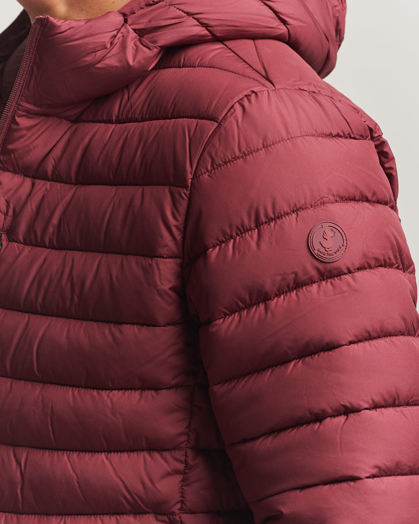 Homme | Manteaux Et Vestes | Save The Duck | Juncus Matt Lightweight Hood Jacket Wine Red