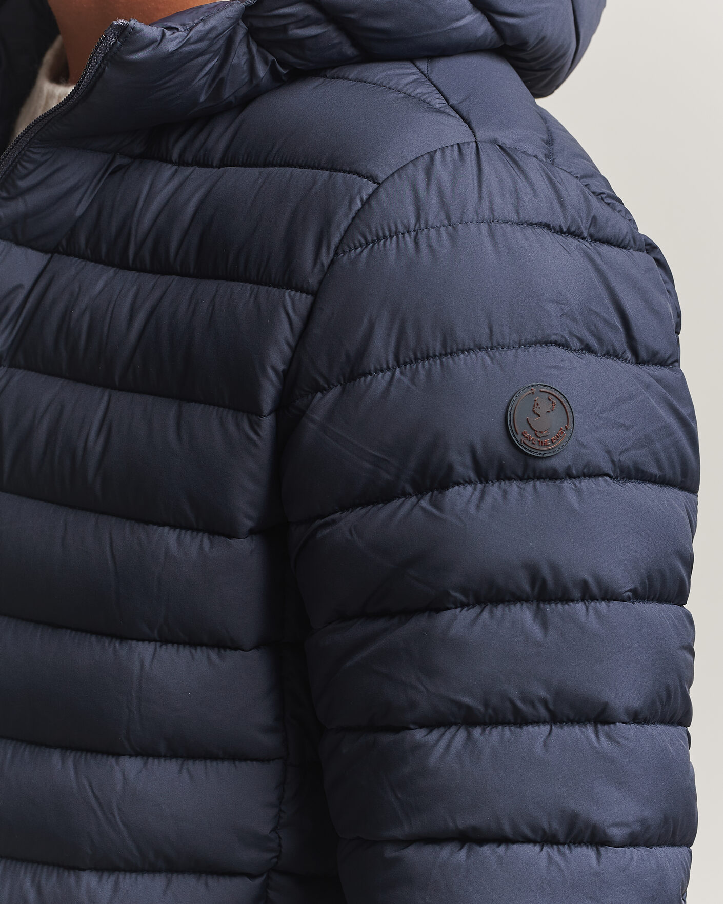 Homme | Manteaux Et Vestes | Save The Duck | Juncus Matt Lightweight Hood Jacket Blue Black