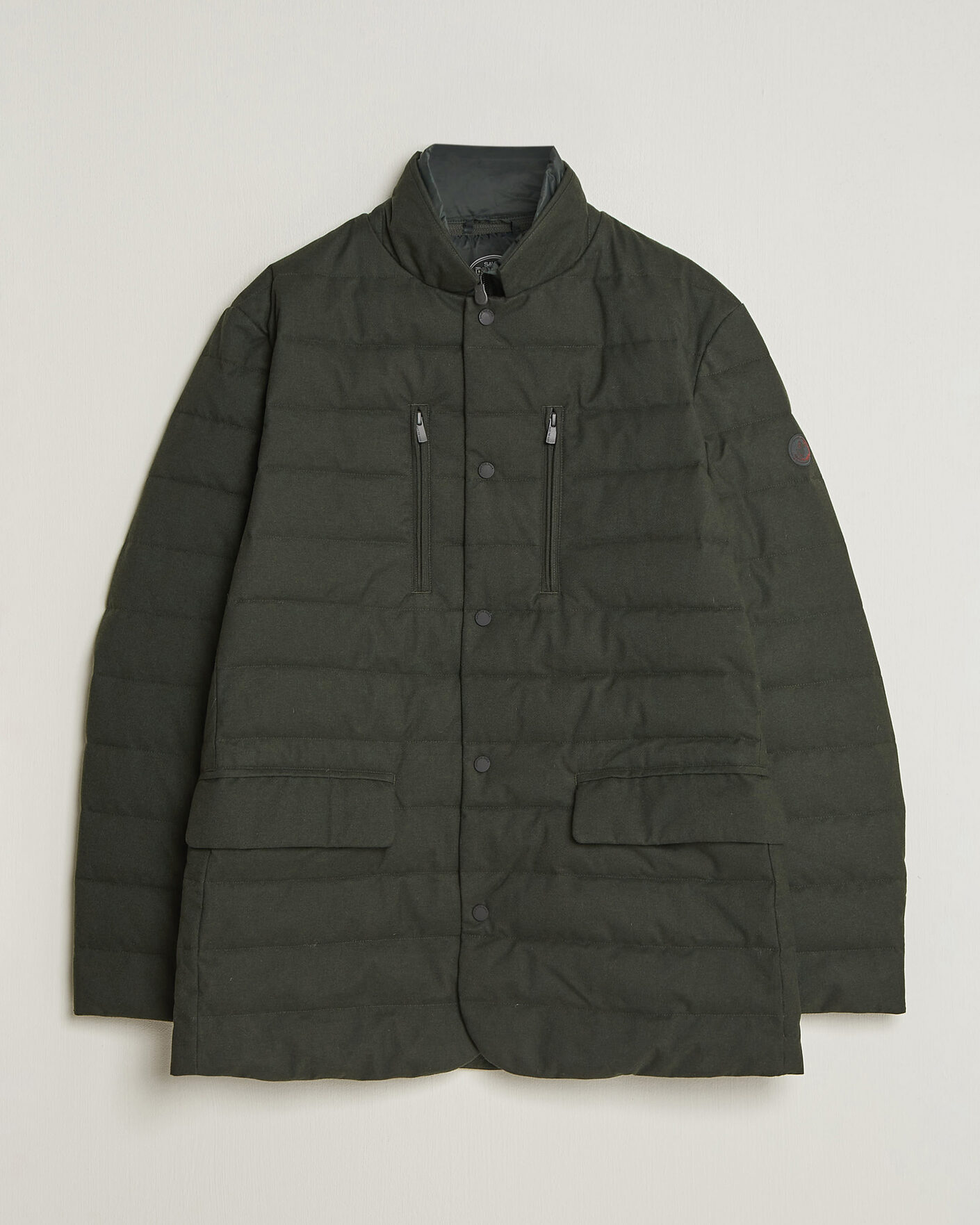 Homme | Manteaux Et Vestes | Save The Duck | Felipe Padded Flannel Jacket Green Black