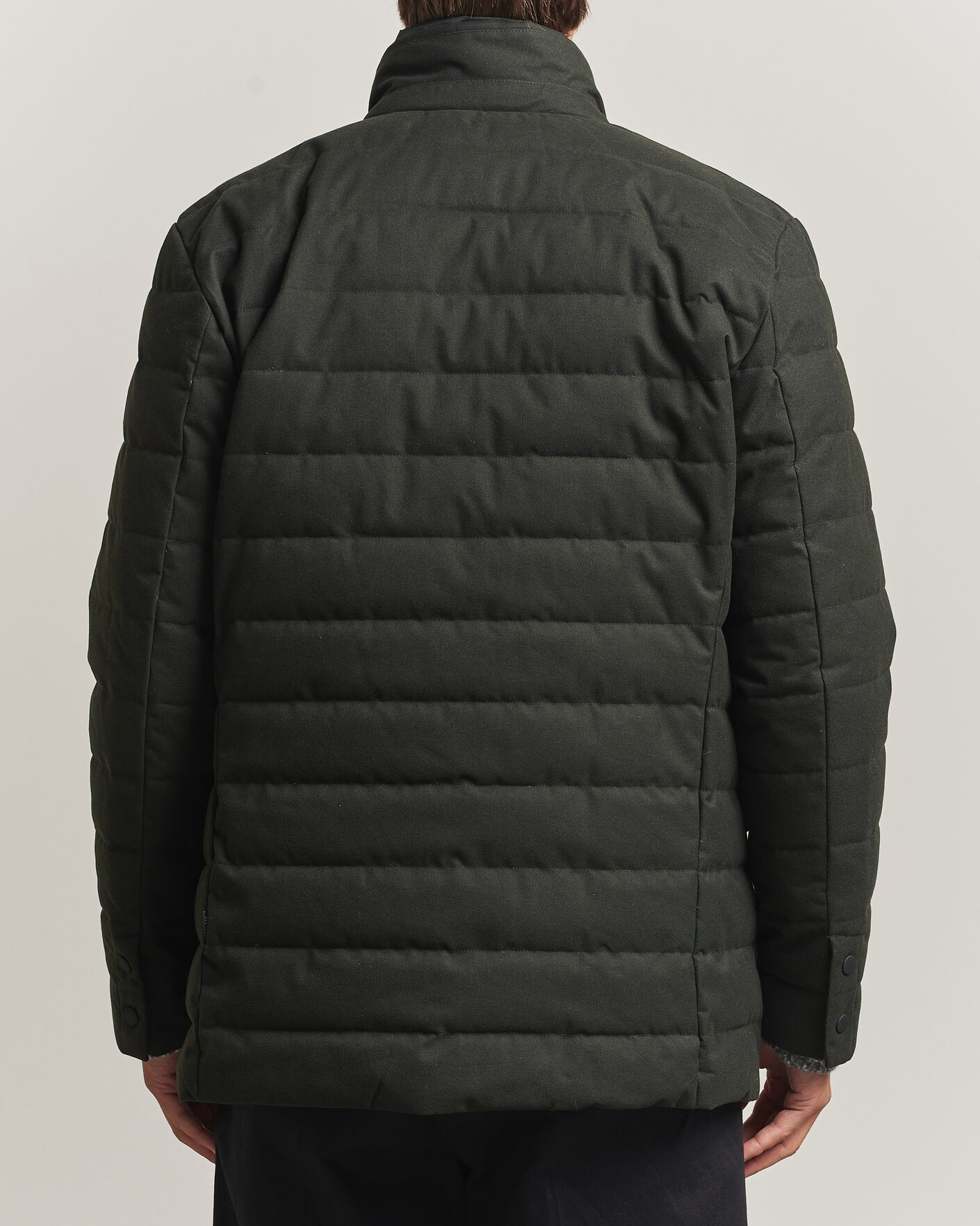 Homme | Manteaux Et Vestes | Save The Duck | Felipe Padded Flannel Jacket Green Black