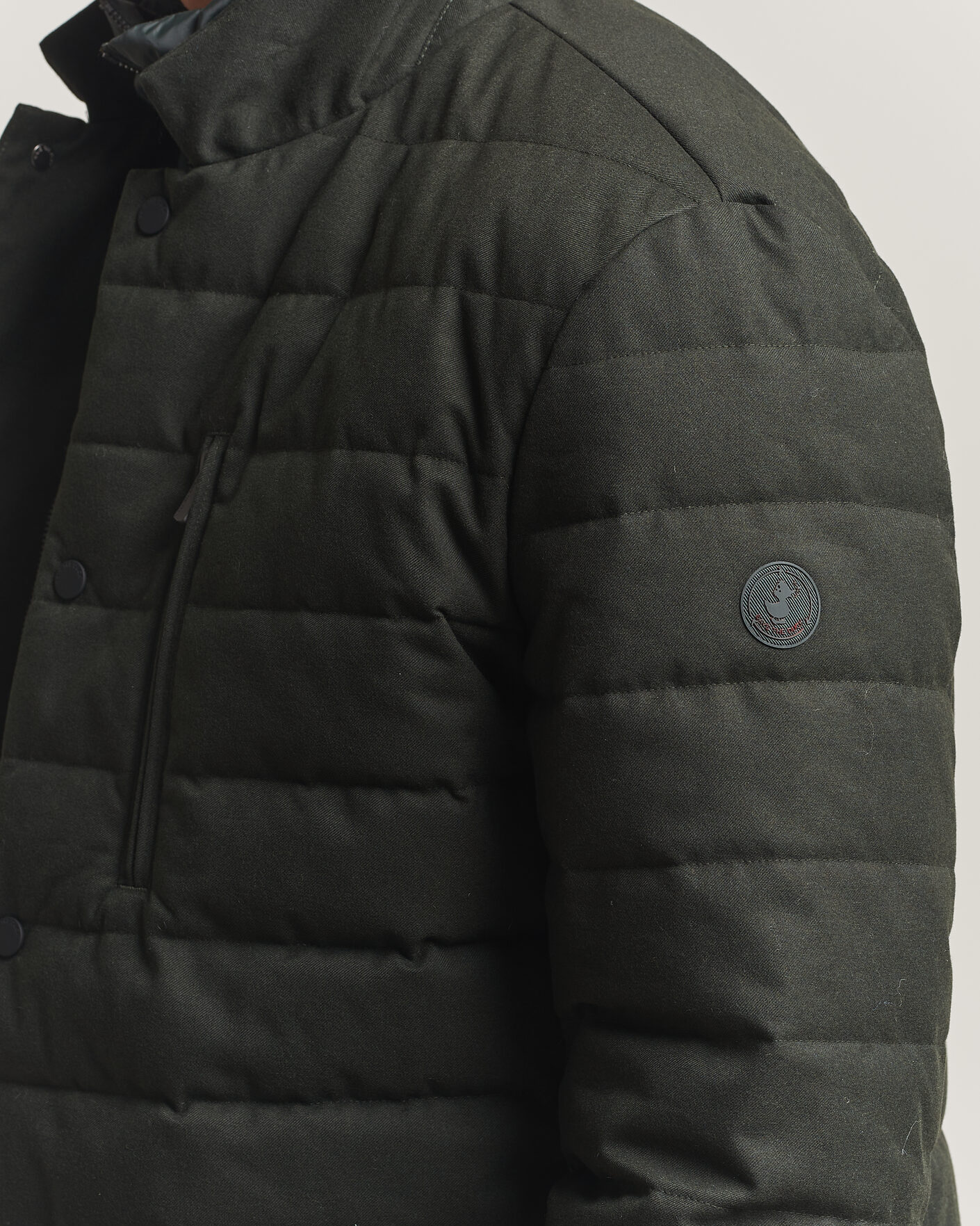 Homme | Manteaux Et Vestes | Save The Duck | Felipe Padded Flannel Jacket Green Black