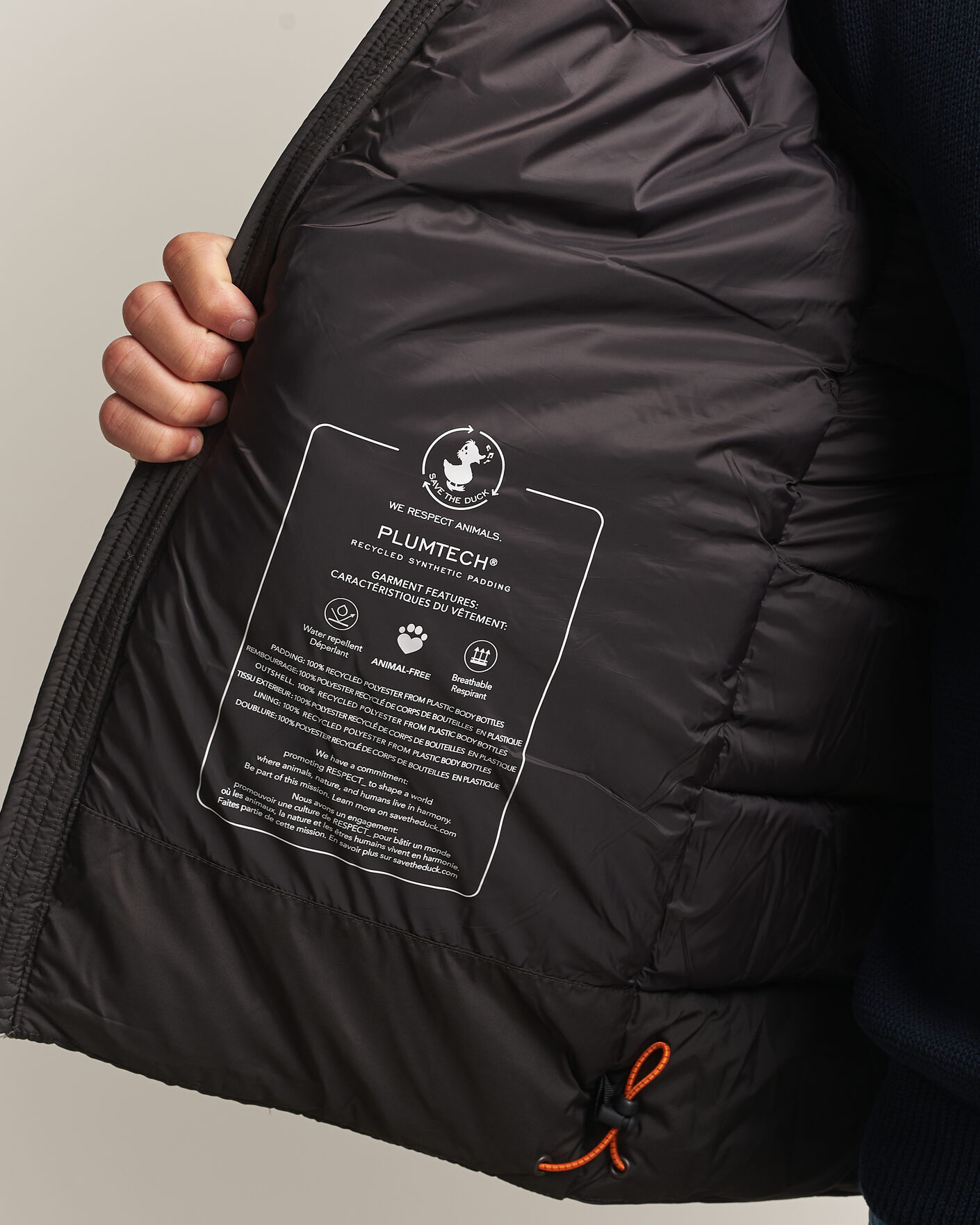 Homme | Manteaux Et Vestes | Save The Duck | Boris Matt Padded Puffer Brown Black