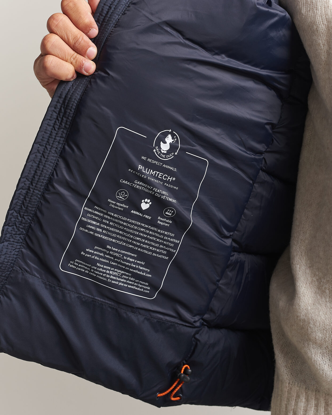 Homme | Manteaux Et Vestes | Save The Duck | Boris Matt Padded Puffer Blue Black