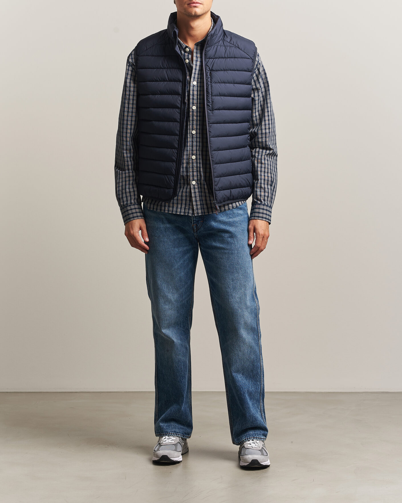 Homme | Gilets | Save The Duck | Rhus Matt Lightweight Vest Blue Black
