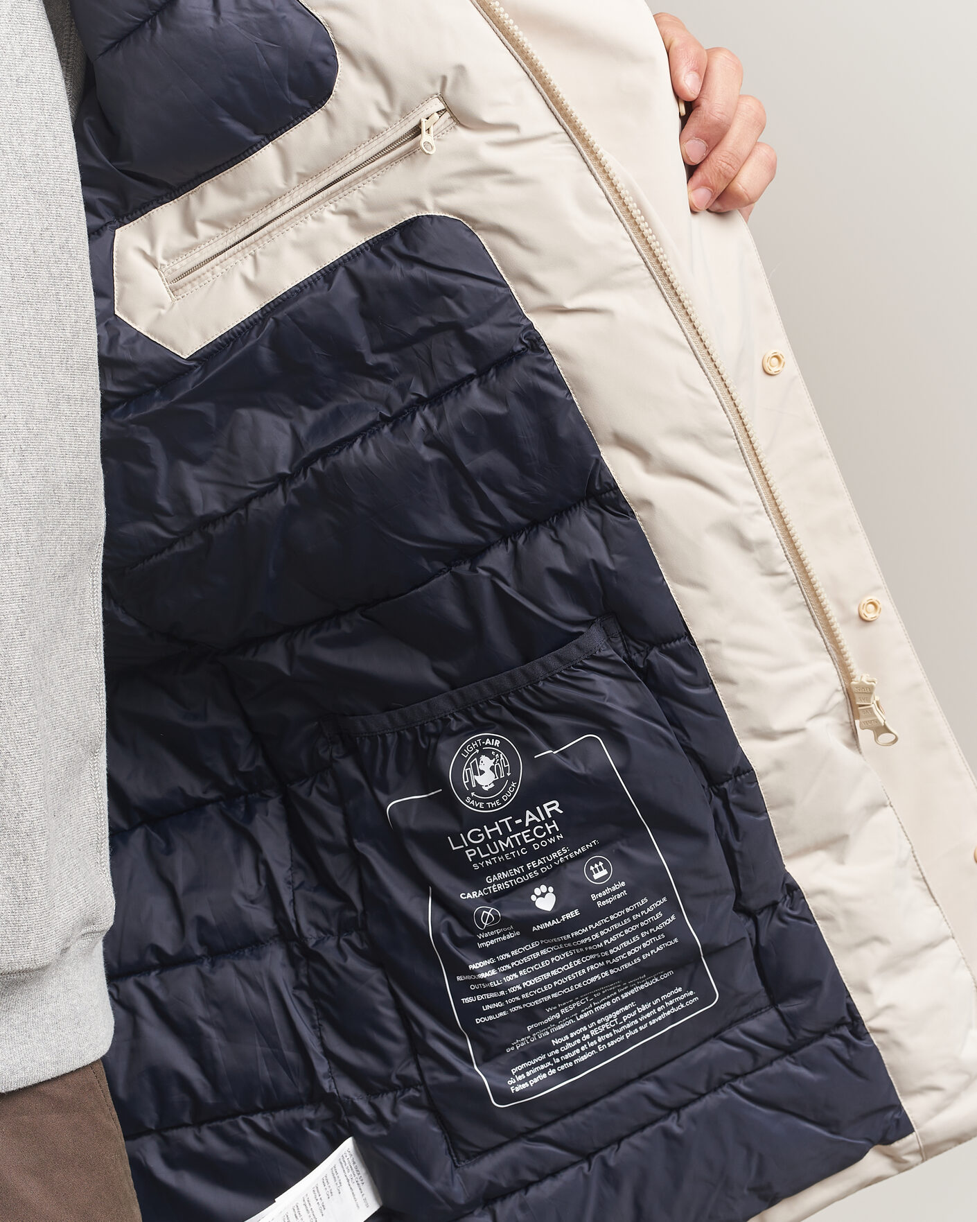 Homme | Manteaux Et Vestes | Save The Duck | Arctic Gregoire Down Coat Shore Beige