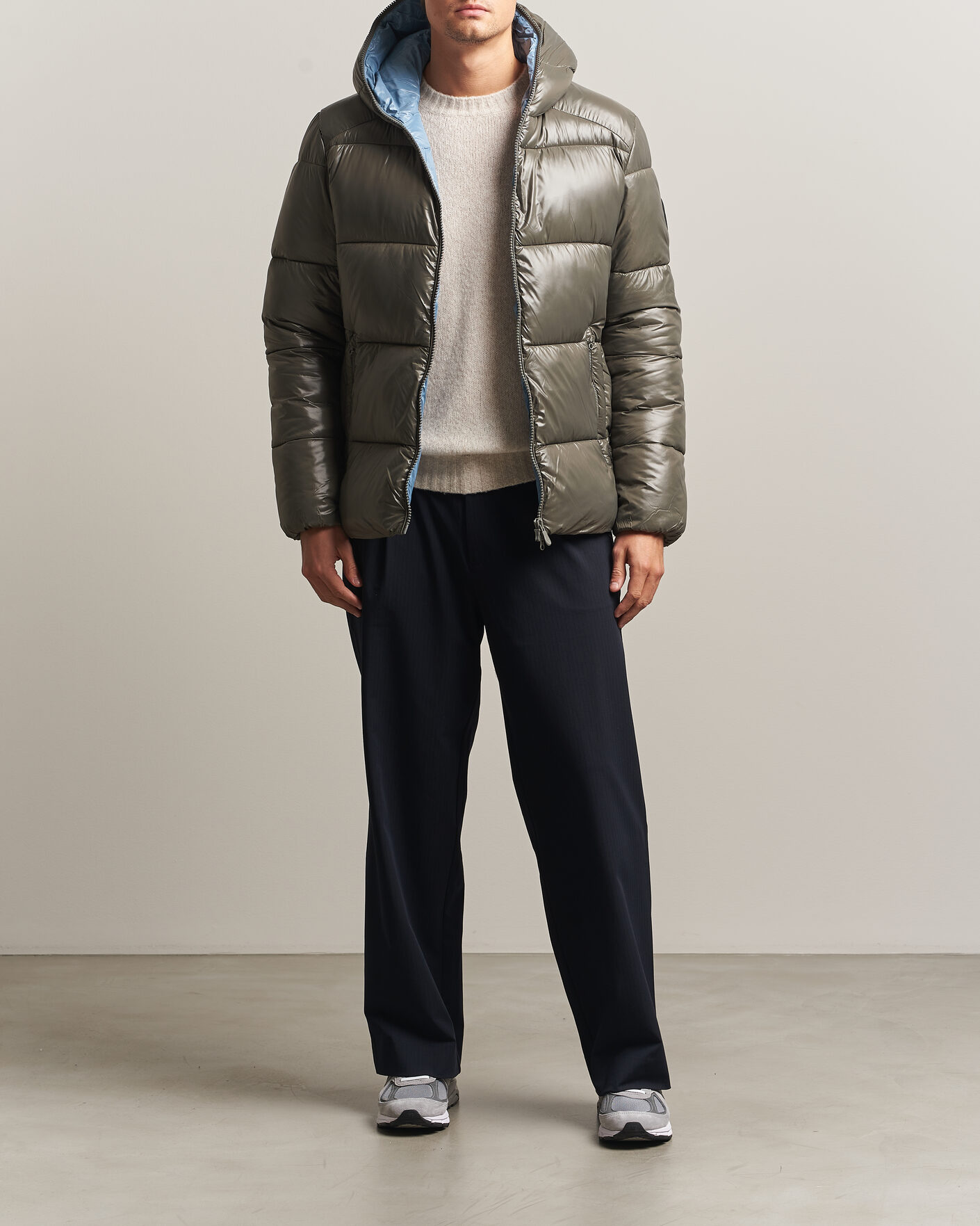Homme | Manteaux Et Vestes | Save The Duck | Edgard Padded Puffer Gunmetal Grey