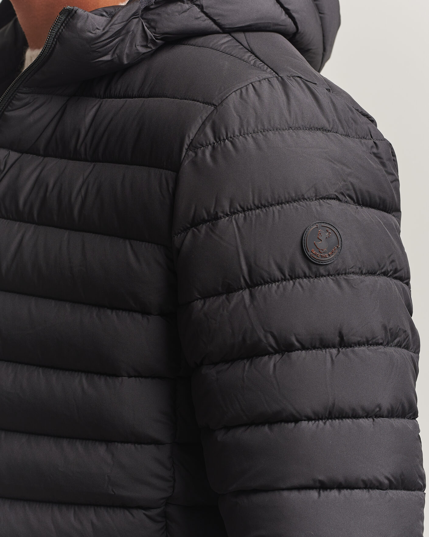 Homme | Manteaux Et Vestes | Save The Duck | Juncus Matt Lightweight Hood Jacket Black
