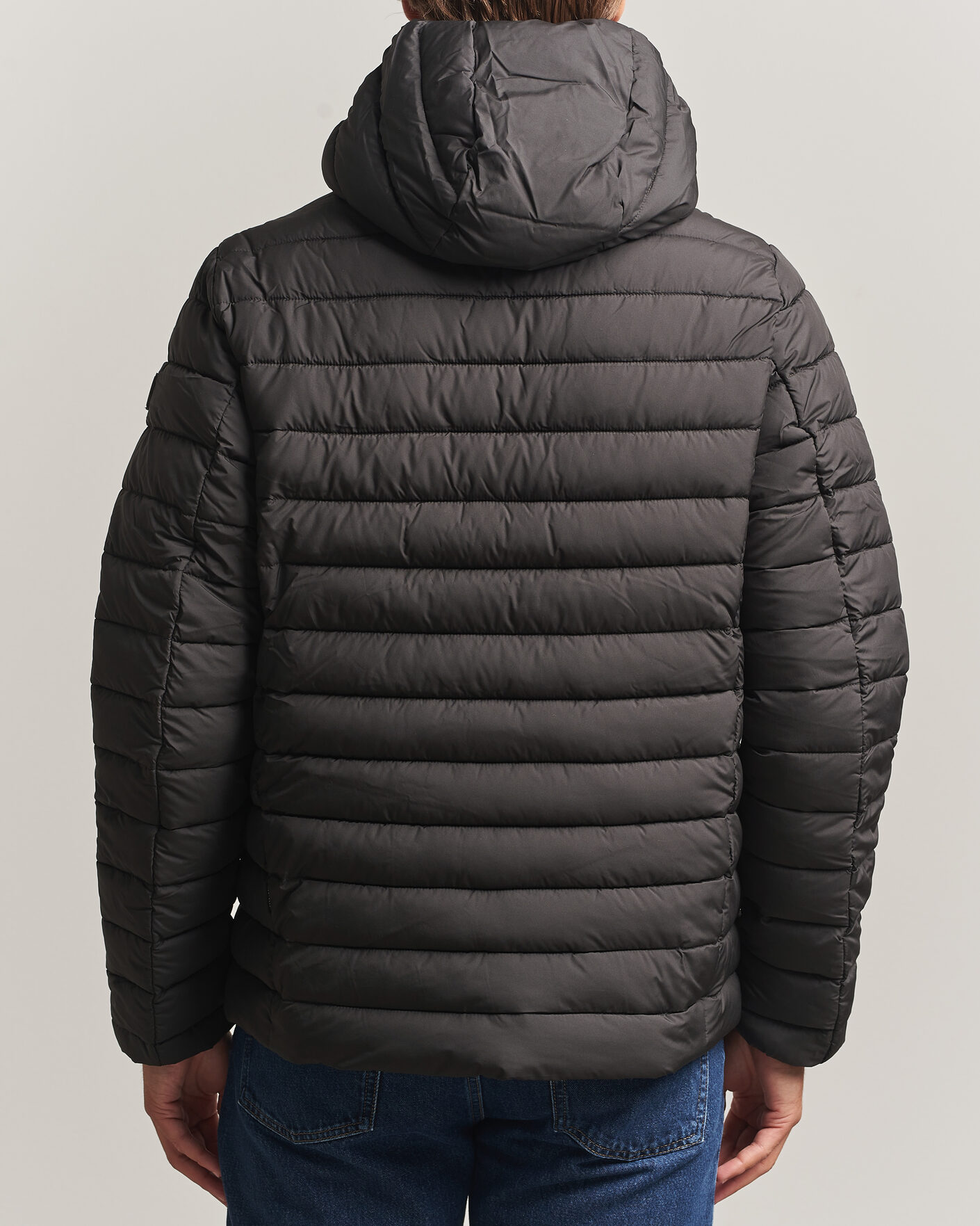 Homme | Manteaux Et Vestes | Save The Duck | Juncus Matt Lightweight Hood Jacket Brown Black