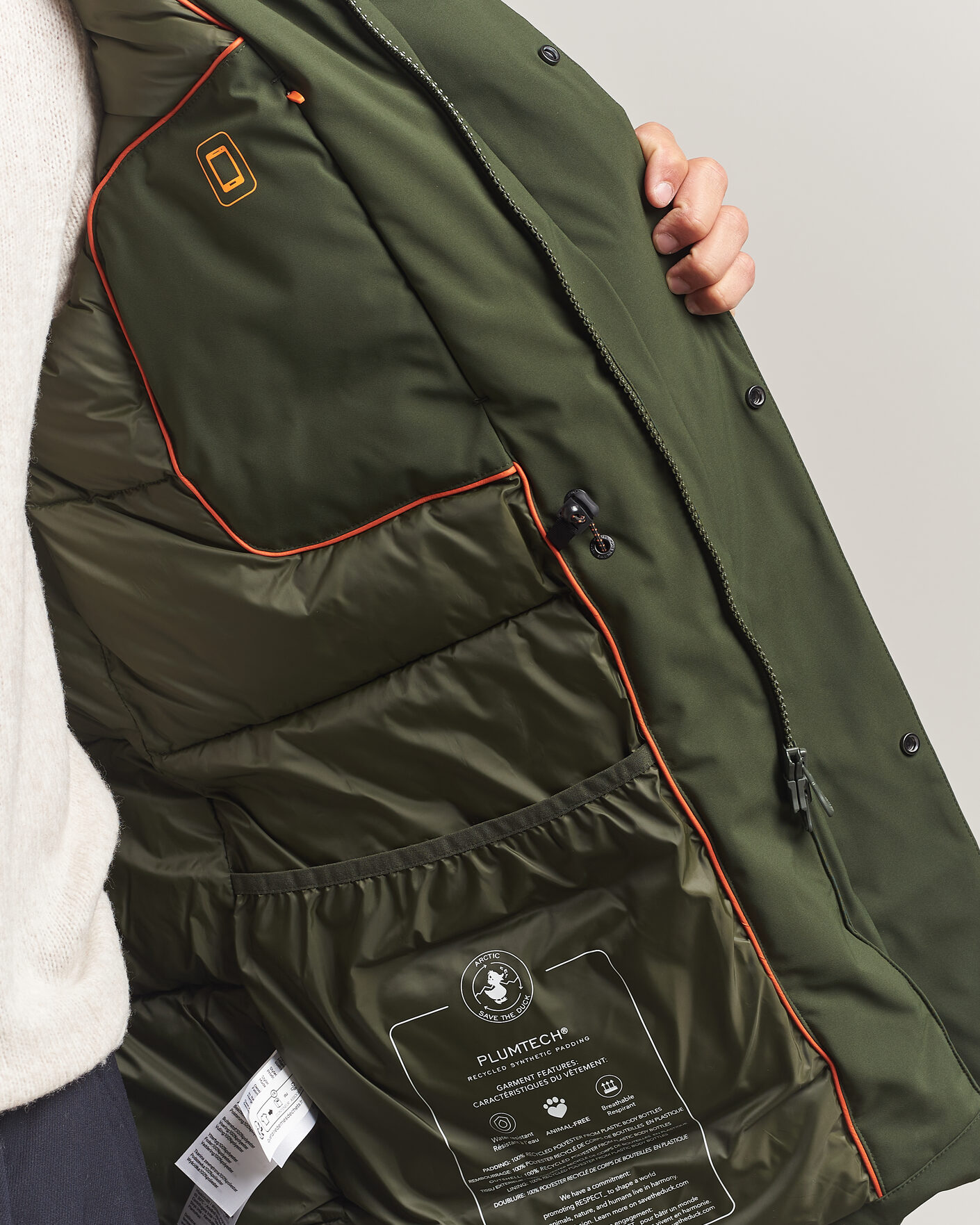Homme | Manteaux Et Vestes | Save The Duck | Wilson Arctic Parka Land Green