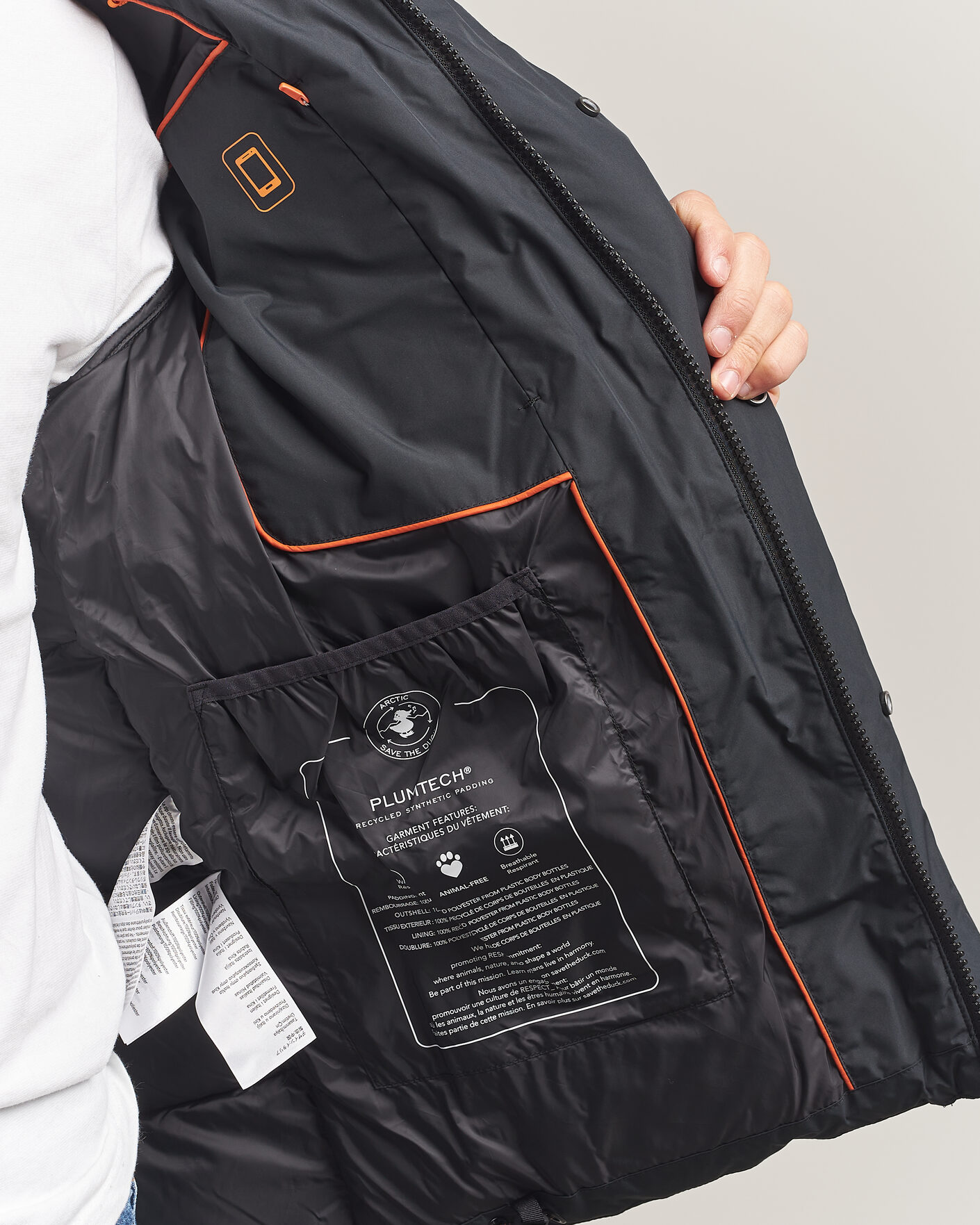 Homme | Manteaux Et Vestes | Save The Duck | Espel Short Arctic Parka Black