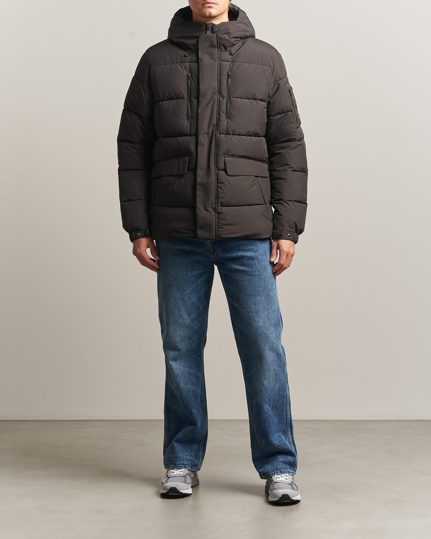 Homme | Manteaux Et Vestes | Save The Duck | Espel Short Arctic Parka Brown Black