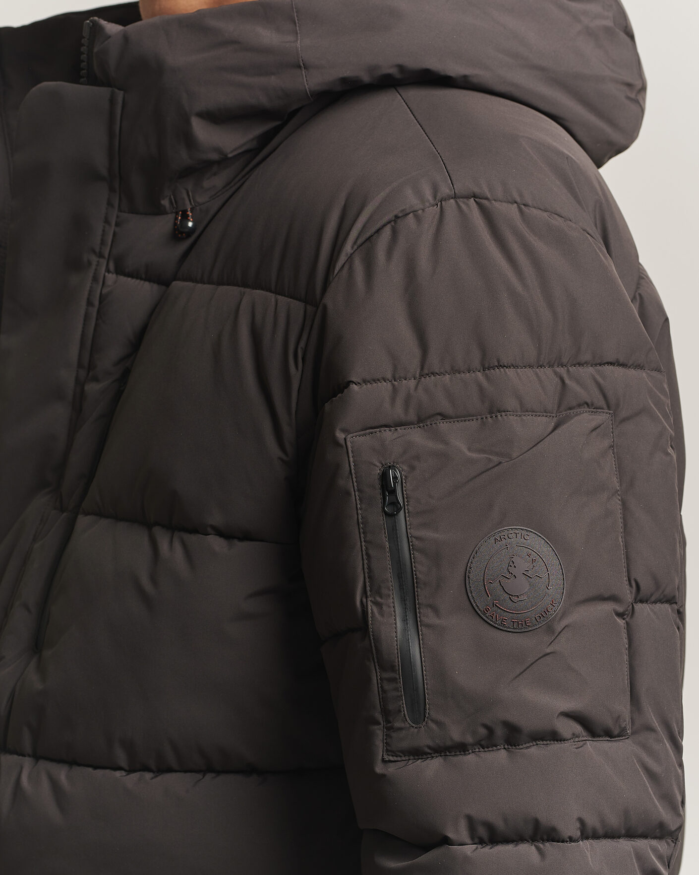 Homme | Manteaux Et Vestes | Save The Duck | Espel Short Arctic Parka Brown Black