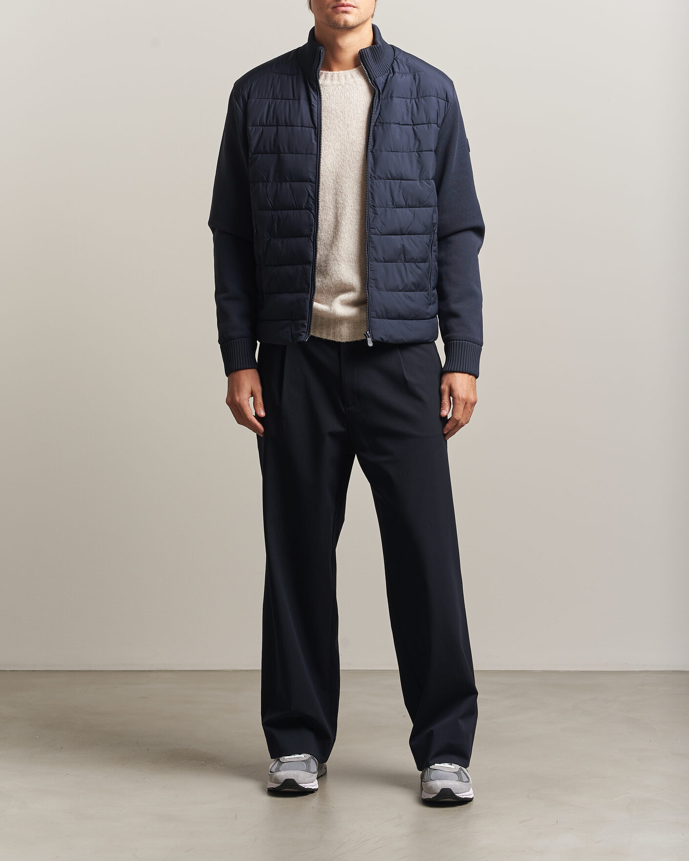 Homme | Manteaux Et Vestes | Save The Duck | Sedum Hybrid Jacket Blue Black