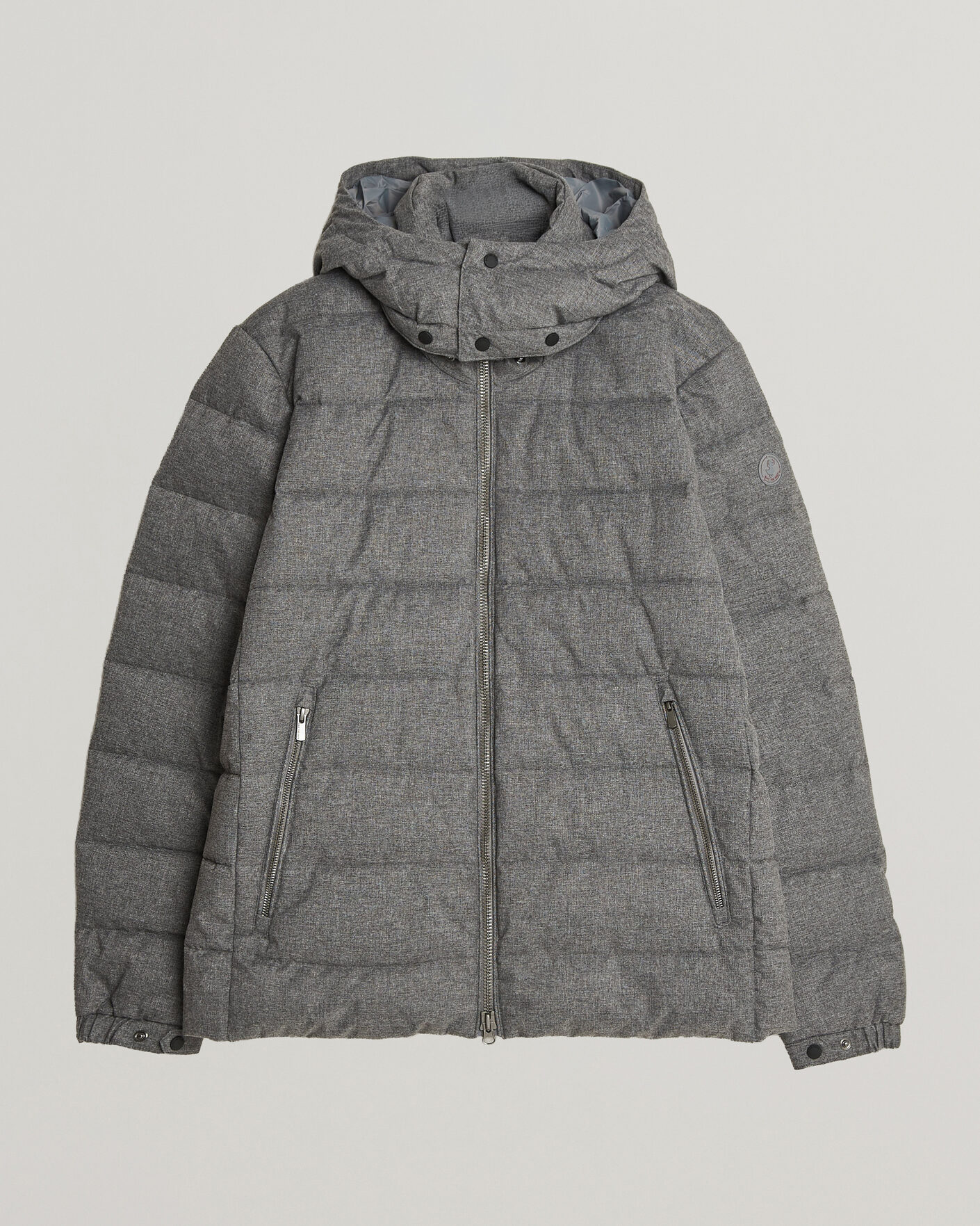 Homme | Manteaux Et Vestes | Save The Duck | Constantin Padded Flannel Jacket Mid Grey Melange