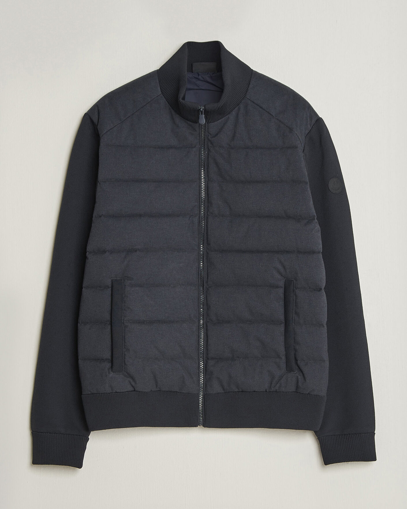 Homme | Manteaux Et Vestes | Save The Duck | Lasse Padded Hybrid Jacket Navy Blue Melange