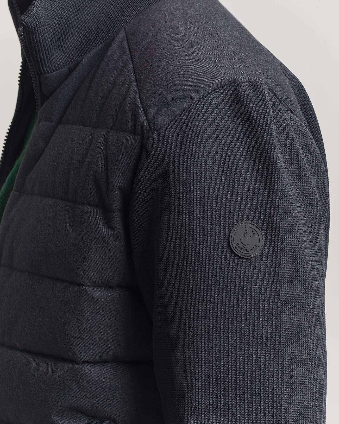 Homme | Manteaux Et Vestes | Save The Duck | Lasse Padded Hybrid Jacket Navy Blue Melange