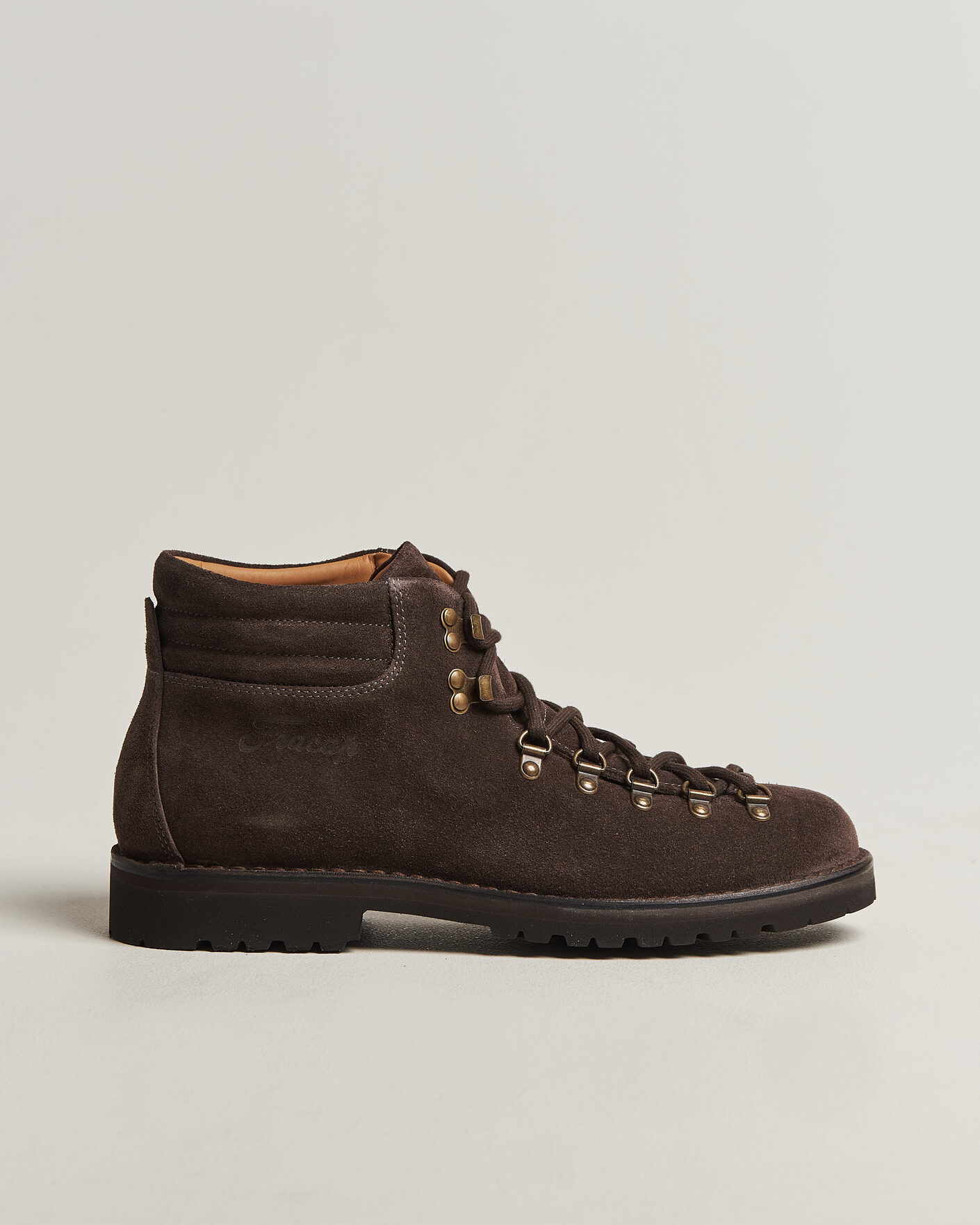Homme | Bottes | Fracap | M127 Suede Boot Dark Brown