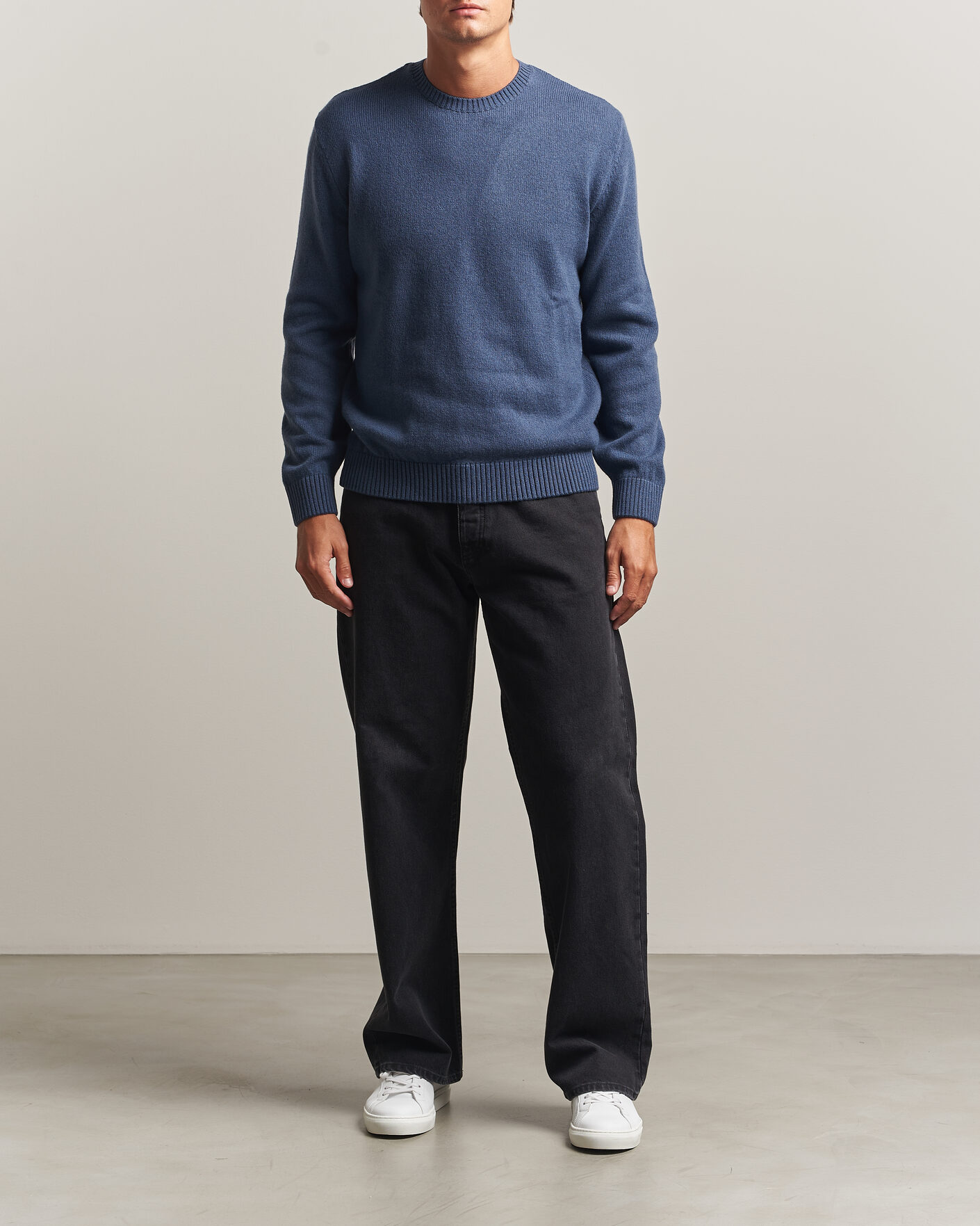 Homme | Pulls Et Tricots | Colorful Standard | Classic Merino Wool Crew Neck Petrol Blue