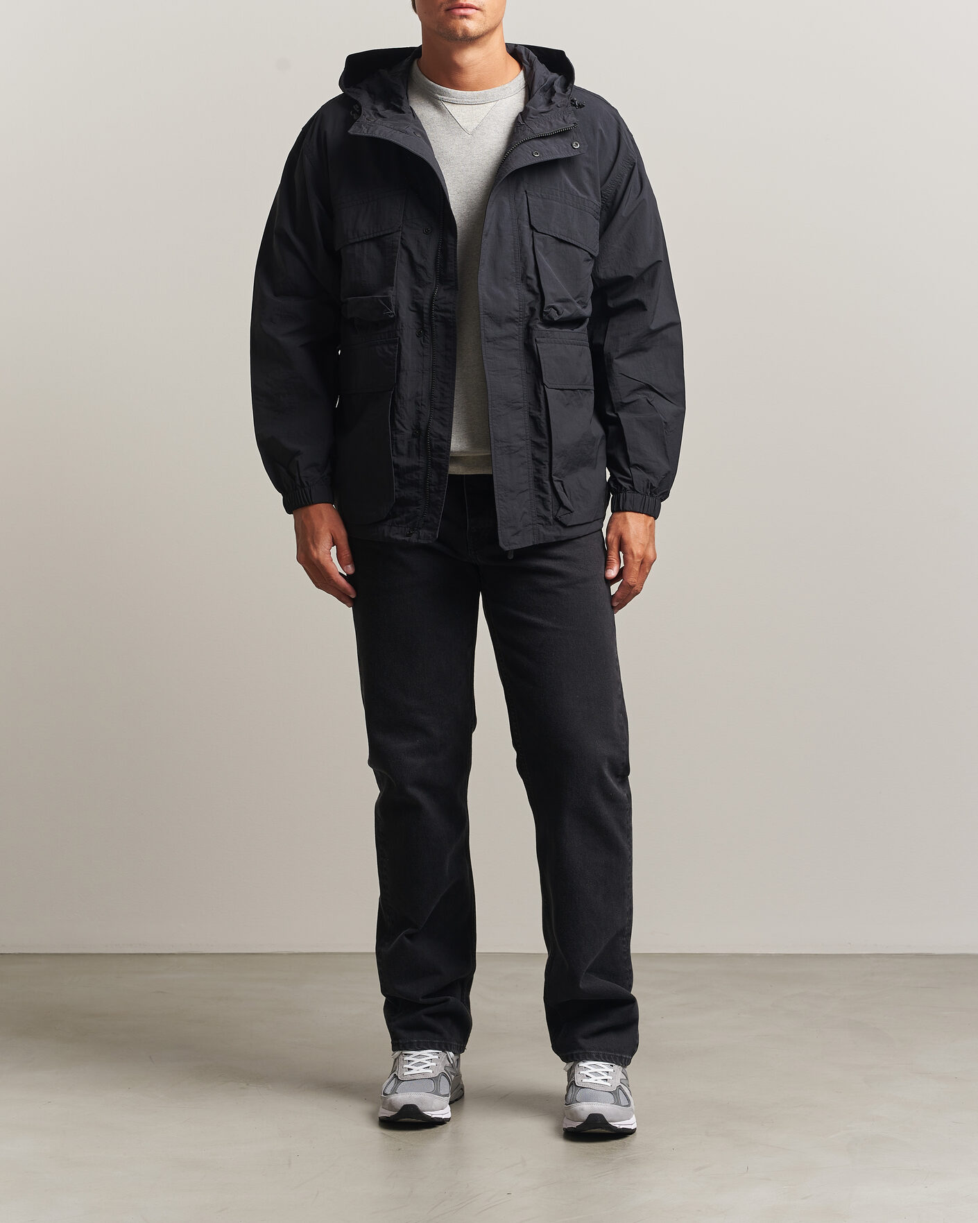 Homme | Manteaux Et Vestes | Snow Peak | Nylon Double Rip Jacket Black