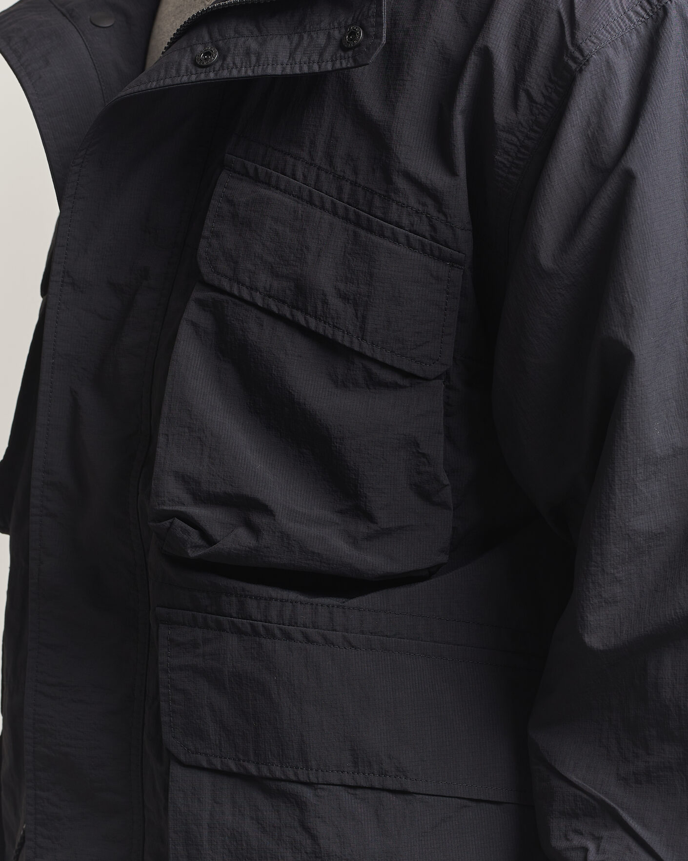 Homme | Manteaux Et Vestes | Snow Peak | Nylon Double Rip Jacket Black