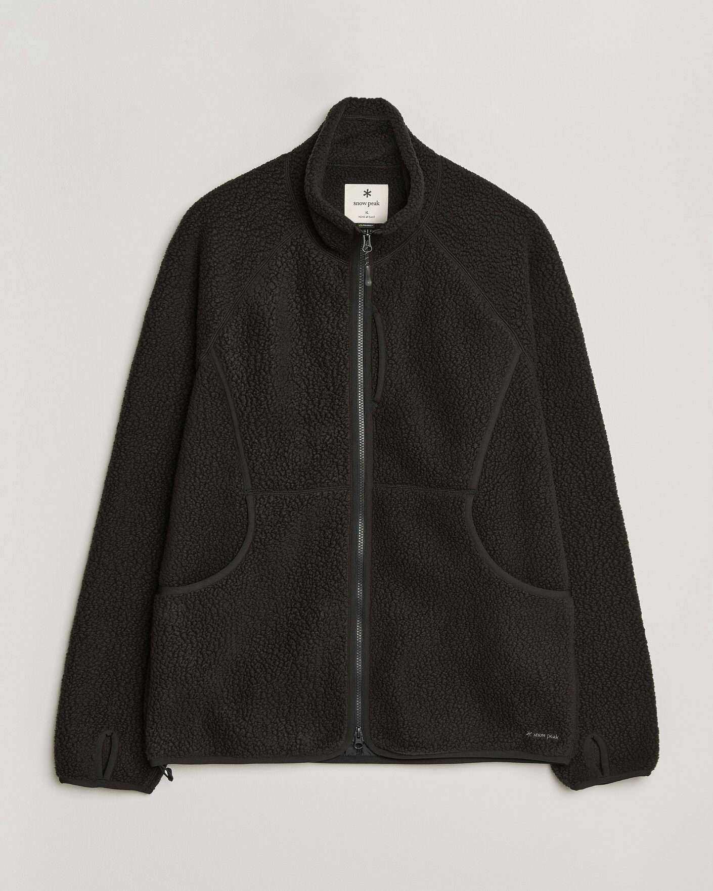 Homme | Manteaux Et Vestes | Snow Peak | Thermal Boa Fleece Jacket Black