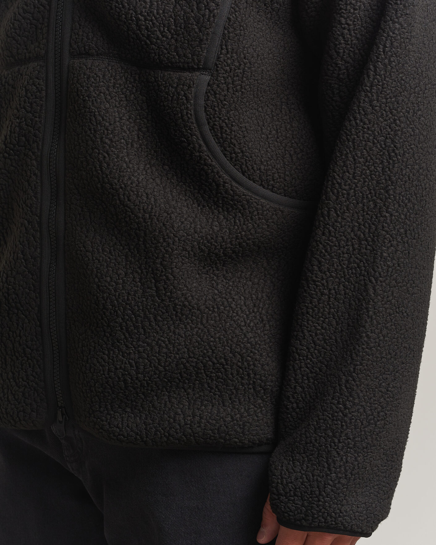 Homme | Manteaux Et Vestes | Snow Peak | Thermal Boa Fleece Jacket Black