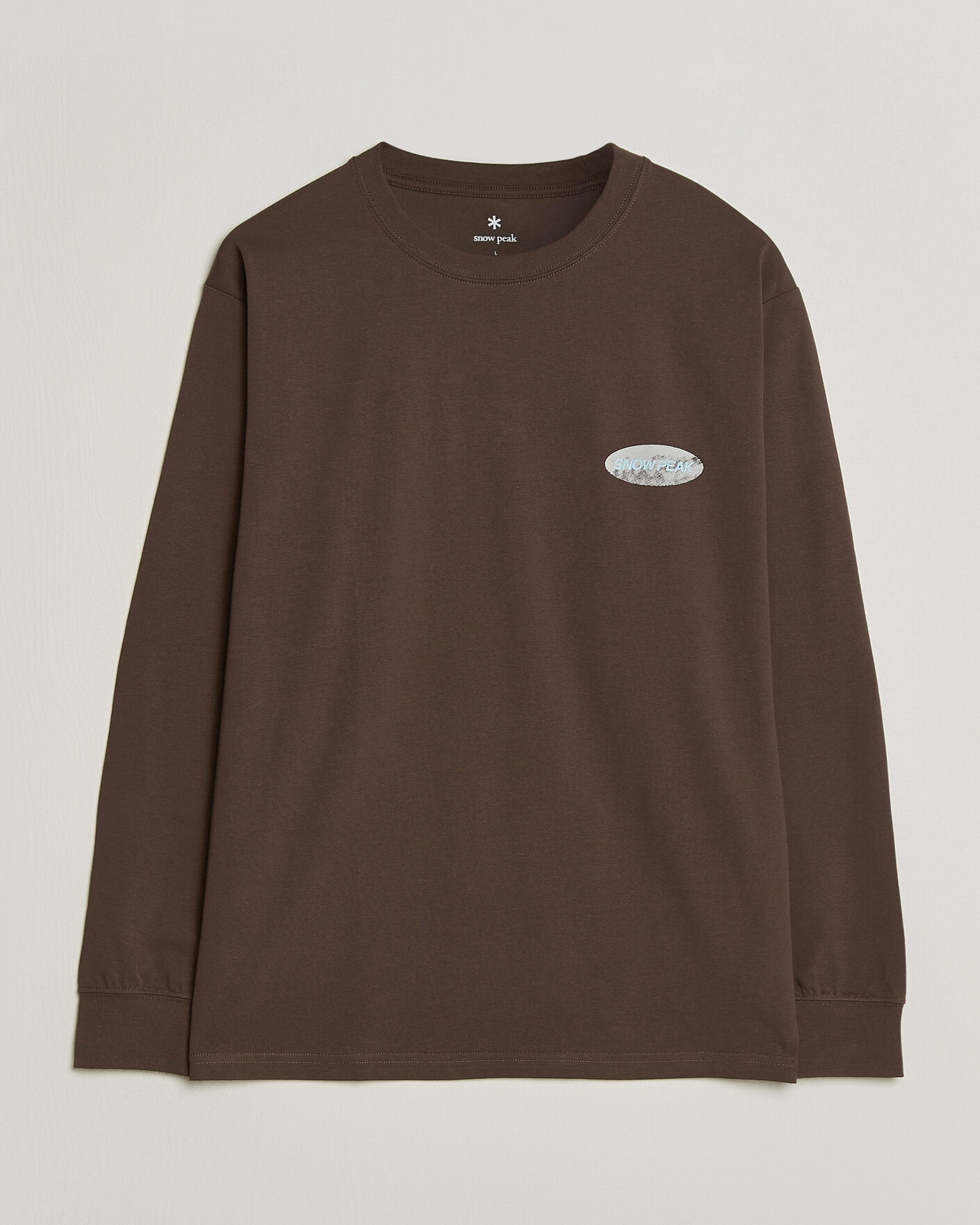 Homme | T-shirts | Snow Peak | Campscape L/S T-Shirt Brown